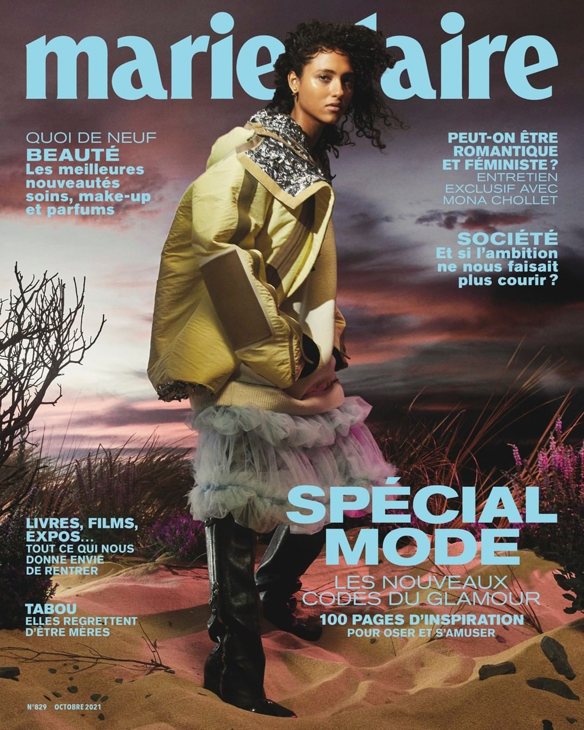 Mélodie Vaxelaire and Iris Delcourt cover Marie Claire France October 2021 by Van Mossevelde + N