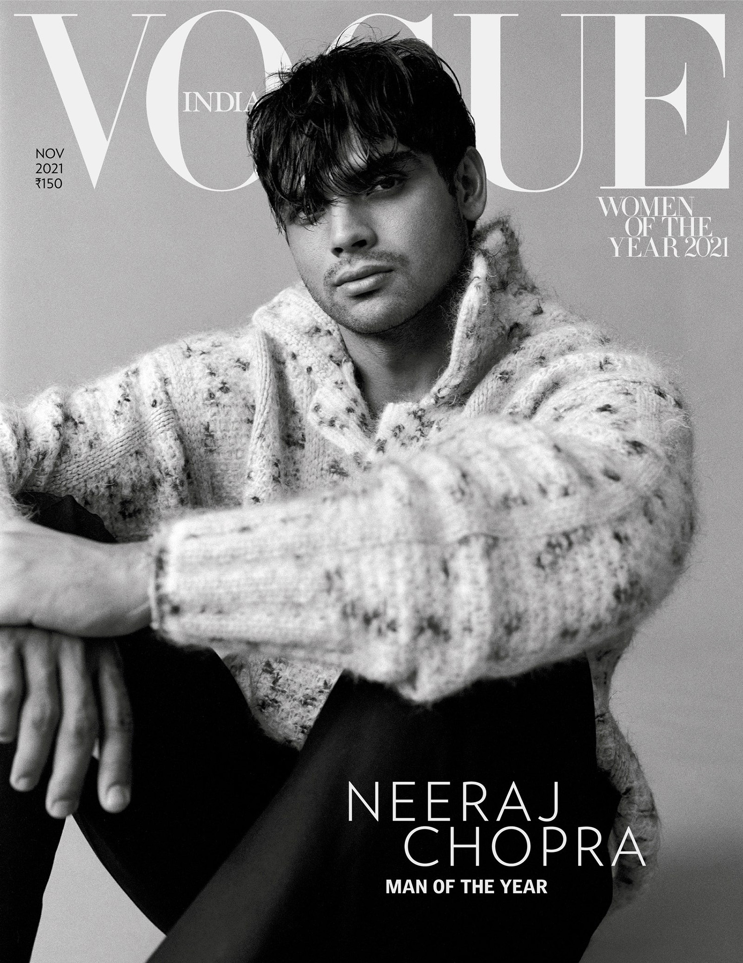 Neeraj Chopra covers Vogue India November 2021 by Bikramjit Bose