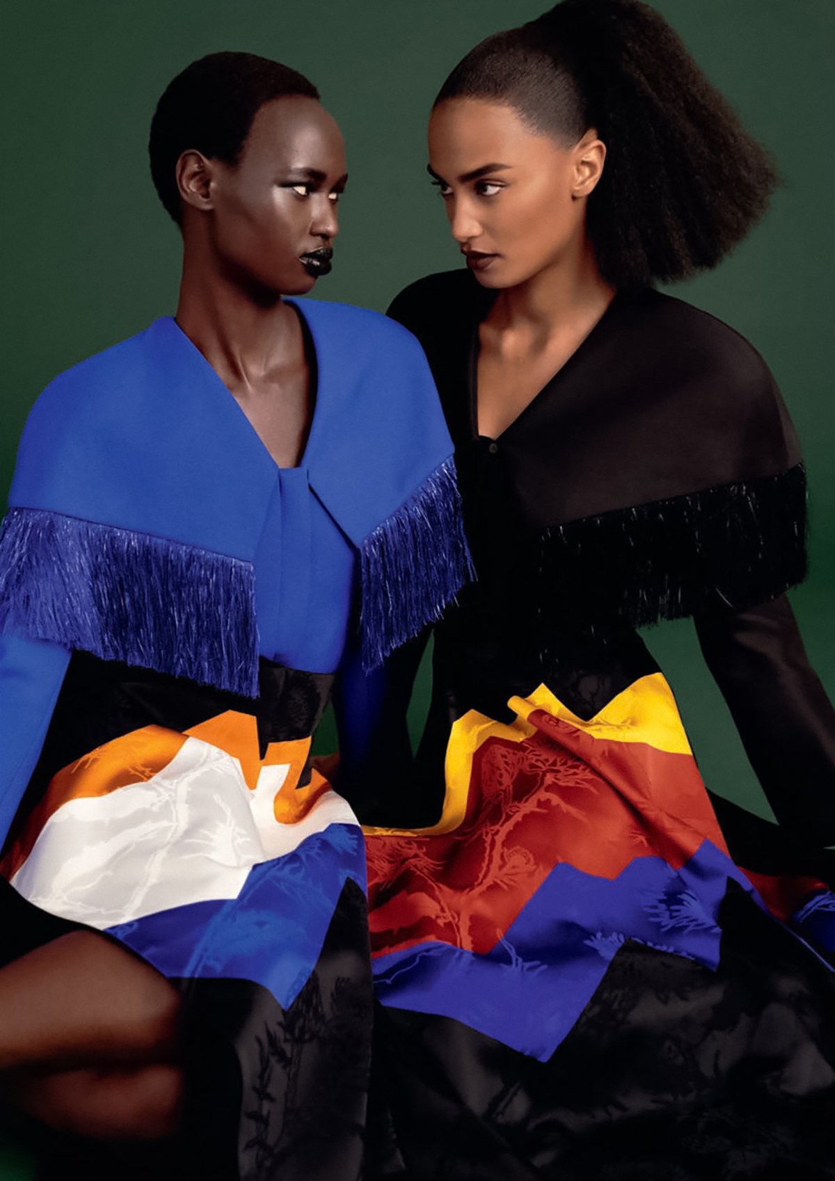 Nyarach Abouch Ayuel covers Vogue Spain November 2021 by Rasharn Agyemang