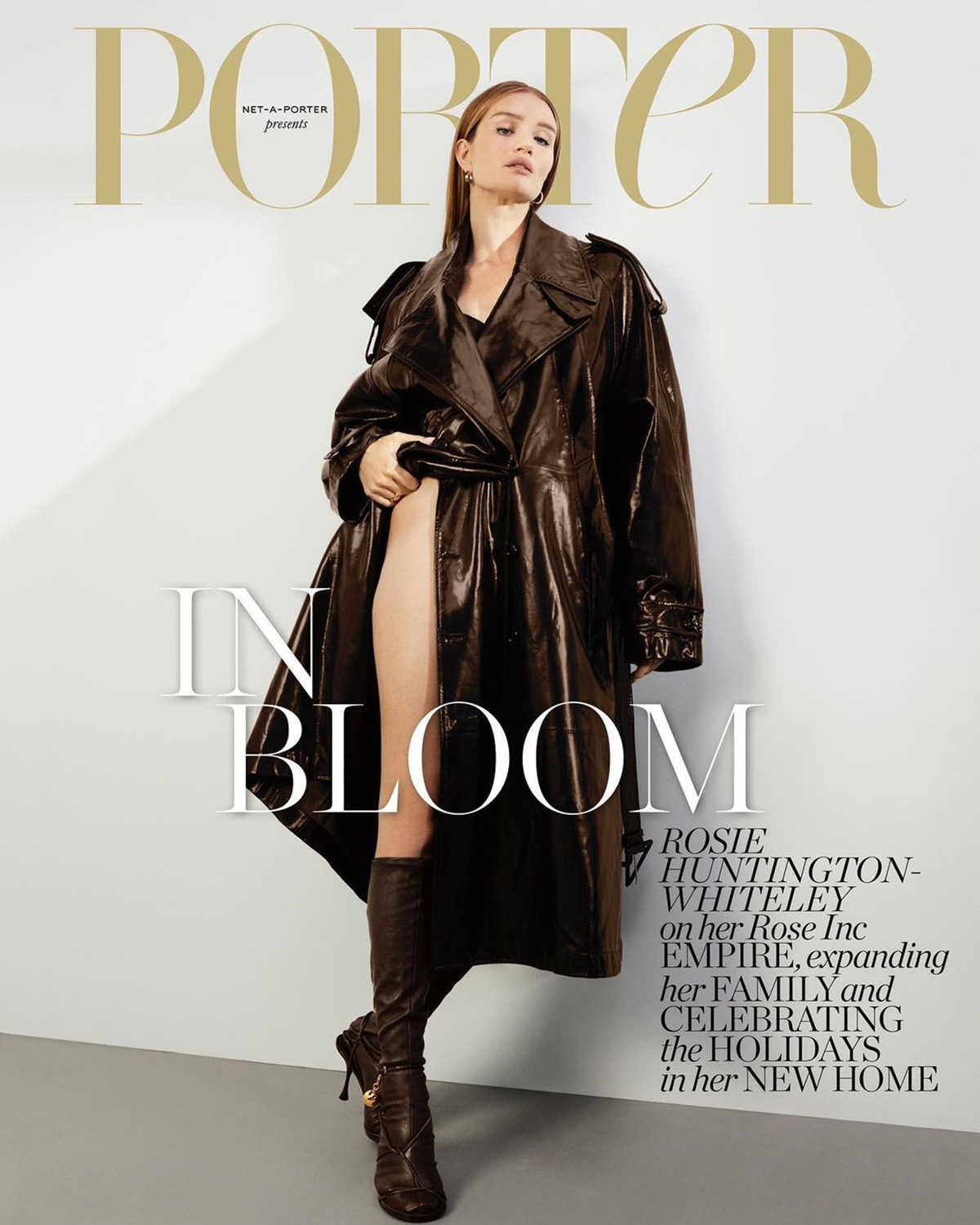 Rosie Huntington-Whiteley covers Porter Magazine November 15th, 2021 by Nicole Maria Winkler