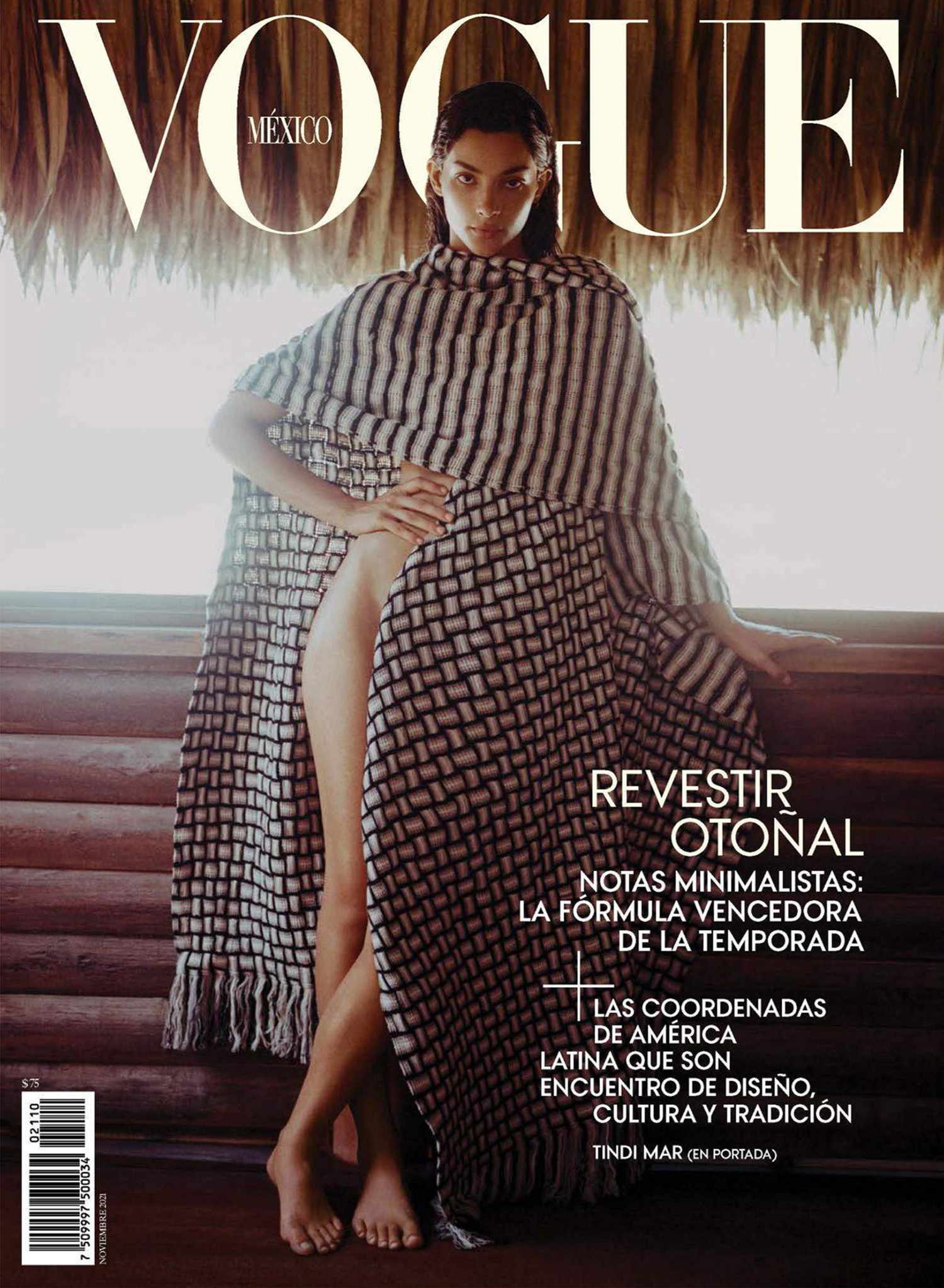Tindi Mar covers Vogue Mexico November 2021 by Sonia Szóstak