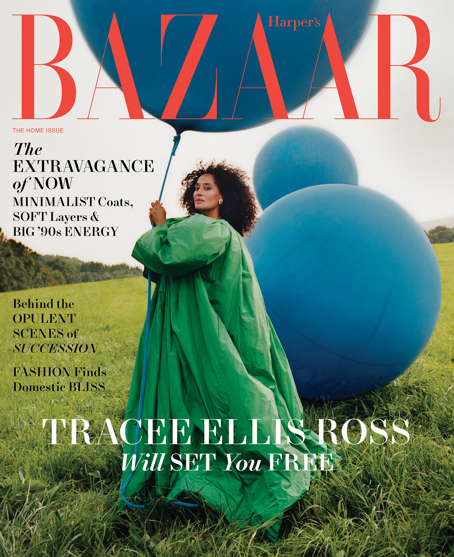 Tracee Ellis Ross covers Harper’s Bazaar US November 2021 by Renell Medrano