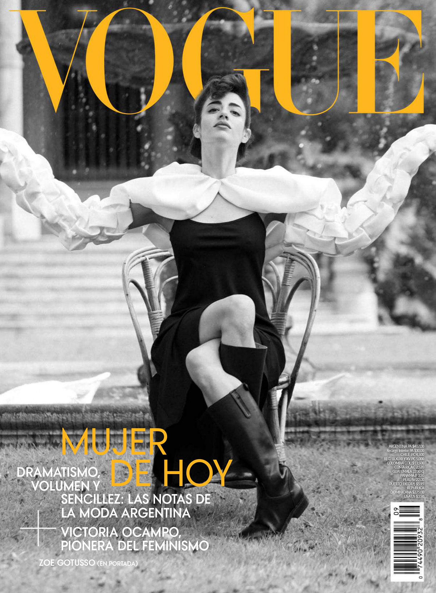 Zoe Gotusso covers Vogue Latin America November 2021 by Fausto Elizalde
