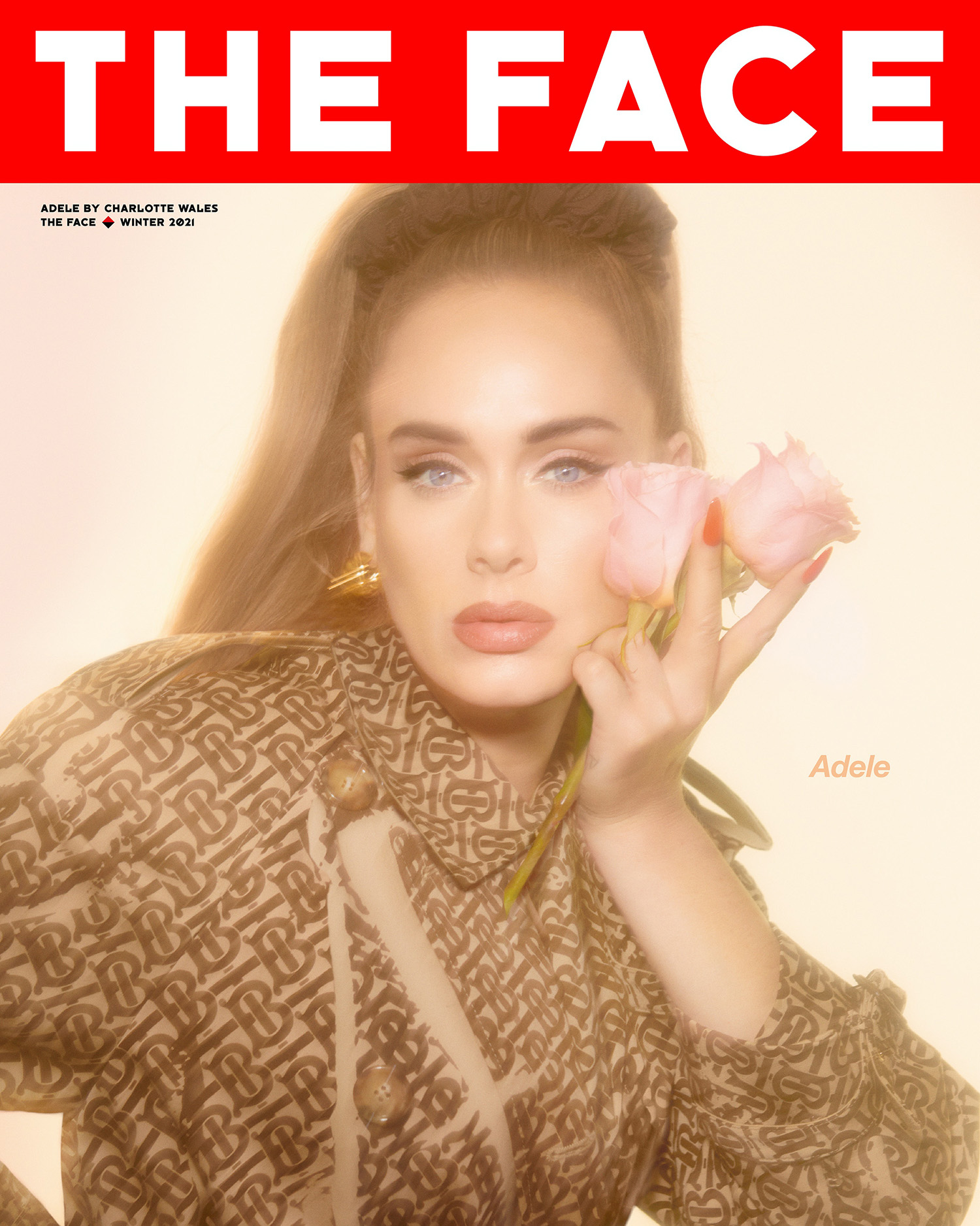 Adele covers The Face Magazine Winter 2021 by Charlotte Wales