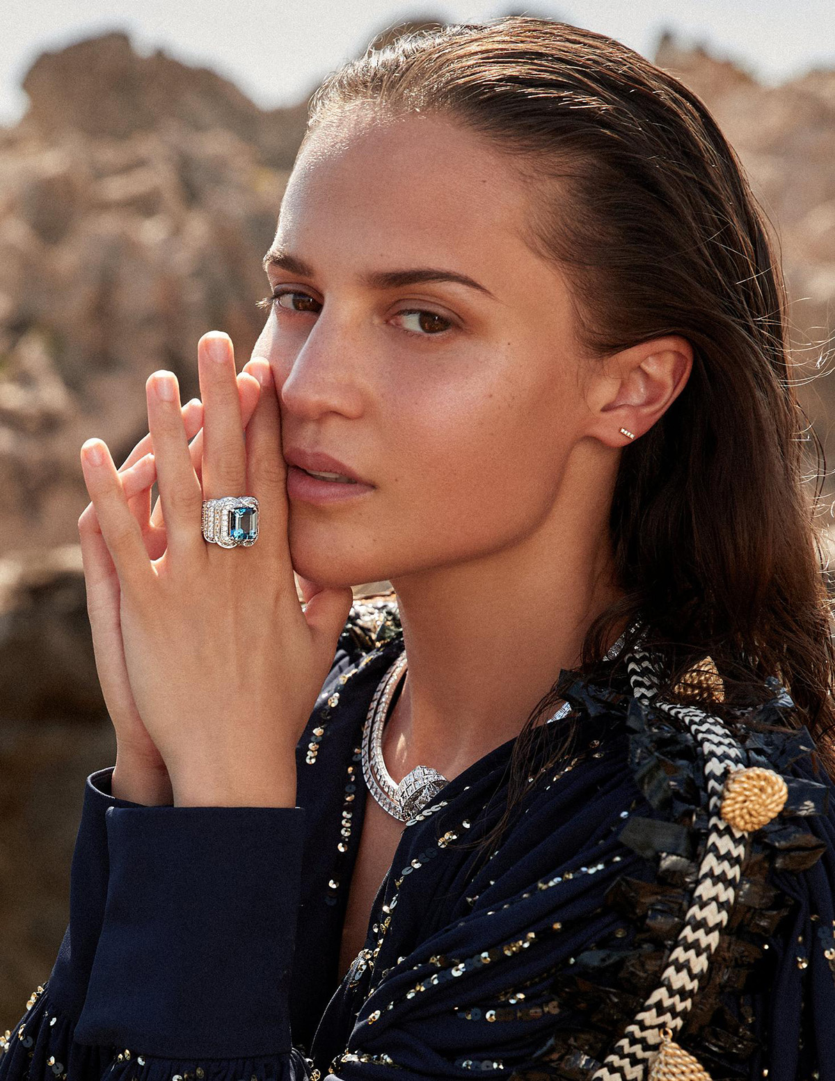 Alicia Vikander in Louis Vuitton on Madame Figaro December 31st, 2021 by David Roemer
