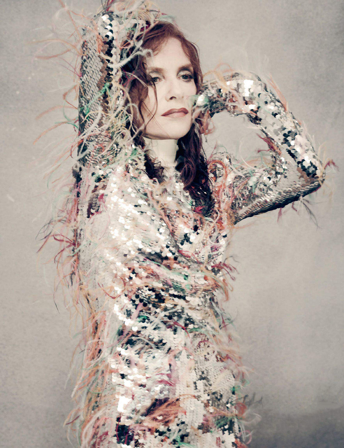 Isabelle Huppert covers Vogue France December 2021 January 2022 by Paolo Roversi