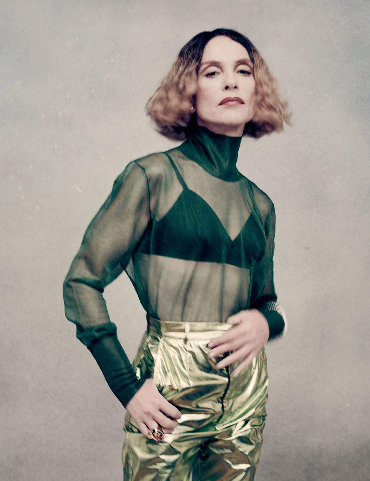 Isabelle Huppert covers Vogue France December 2021 January 2022 by Paolo Roversi