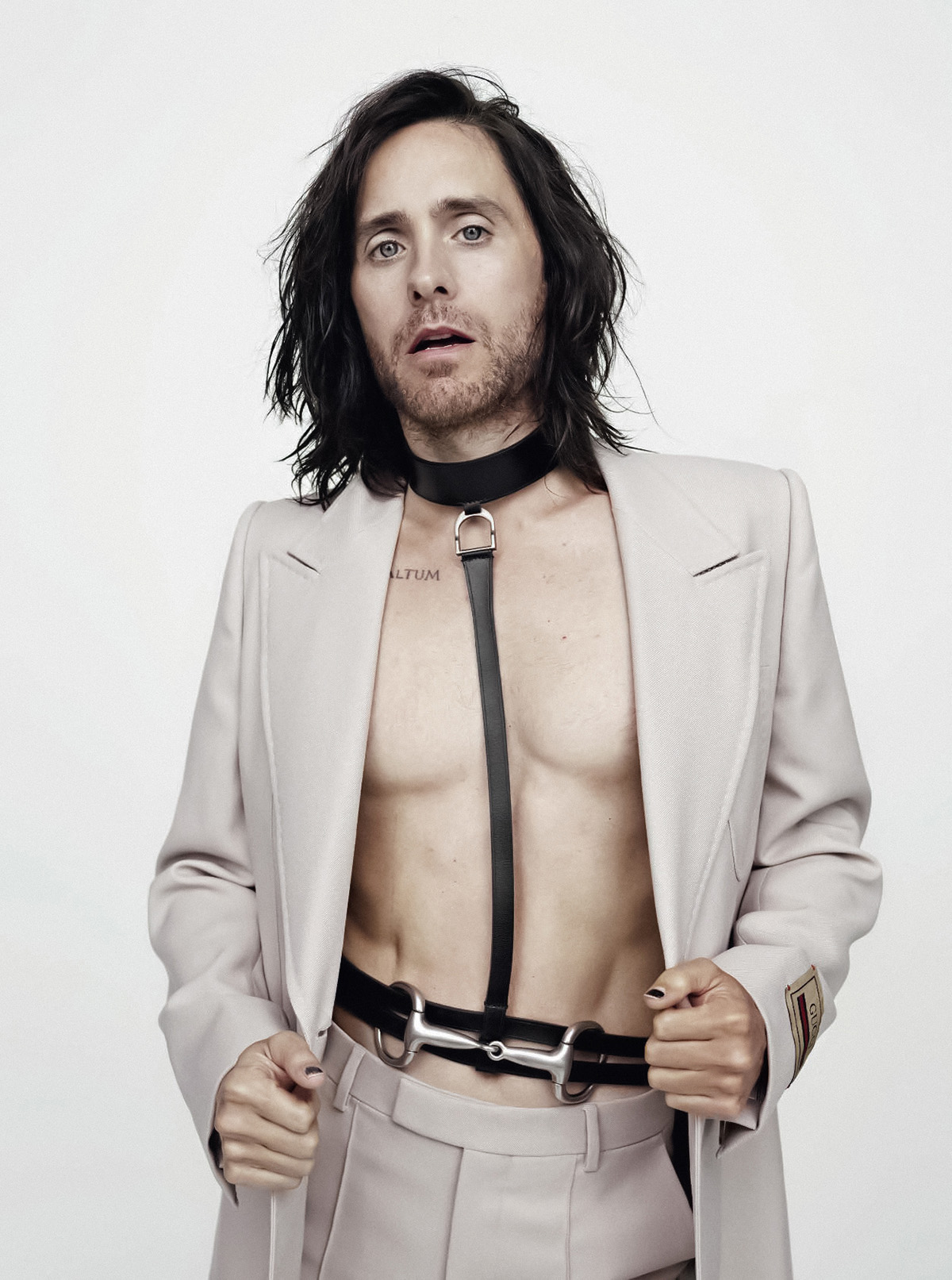 Jared Leto in Gucci on L’Uomo Vogue Issue 13 cover by Willy Vanderperre