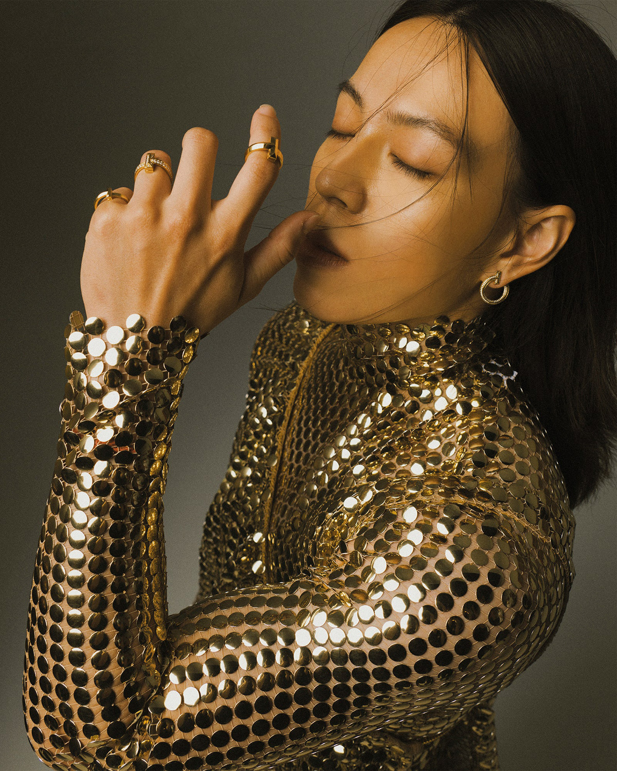 Kuo Hsing-chun covers Vogue Taiwan November 2021 by Zhong Lin