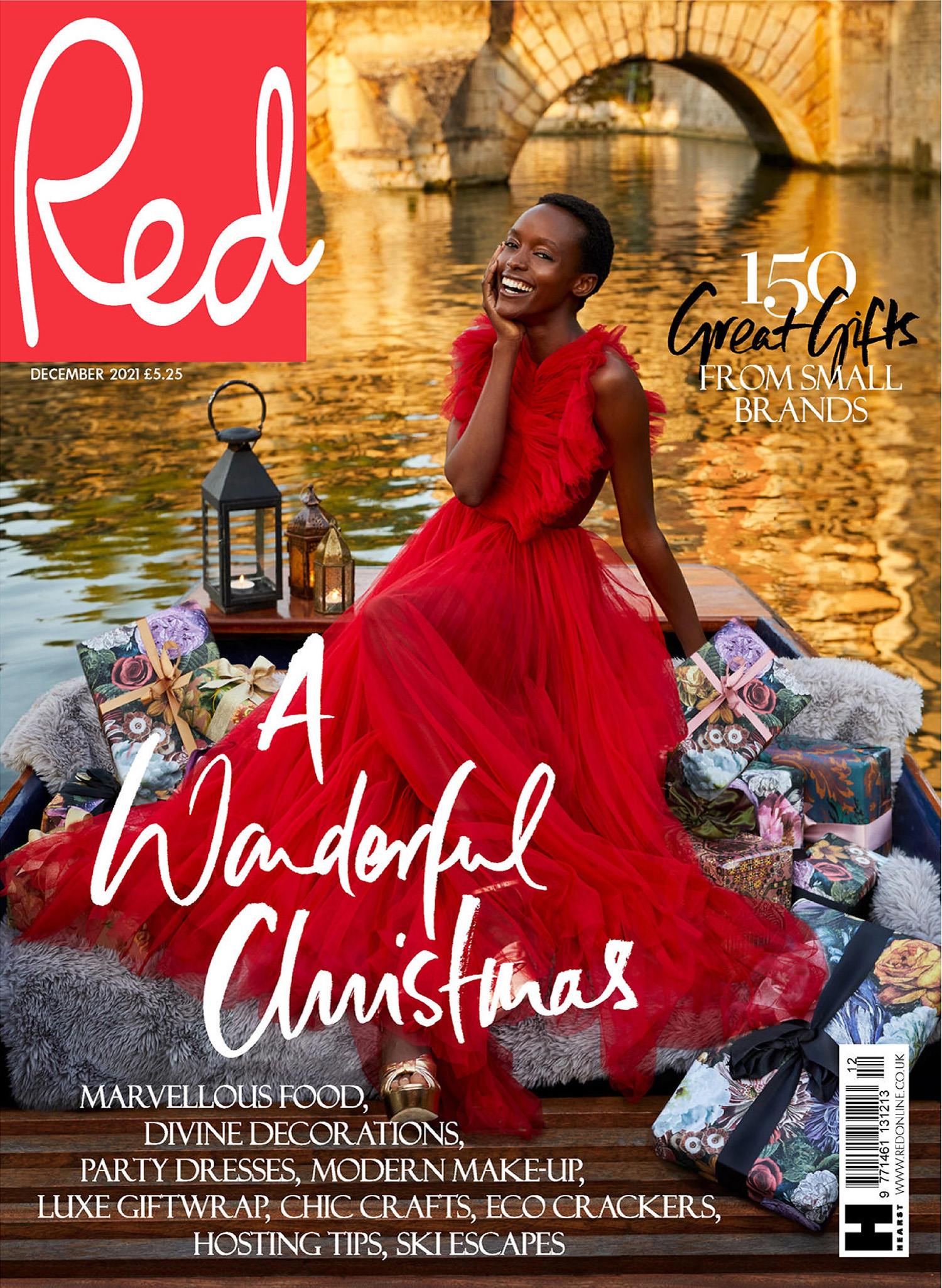Natasha Luwedde covers Red Magazine UK December 2021 by Kate Davis-Macleod