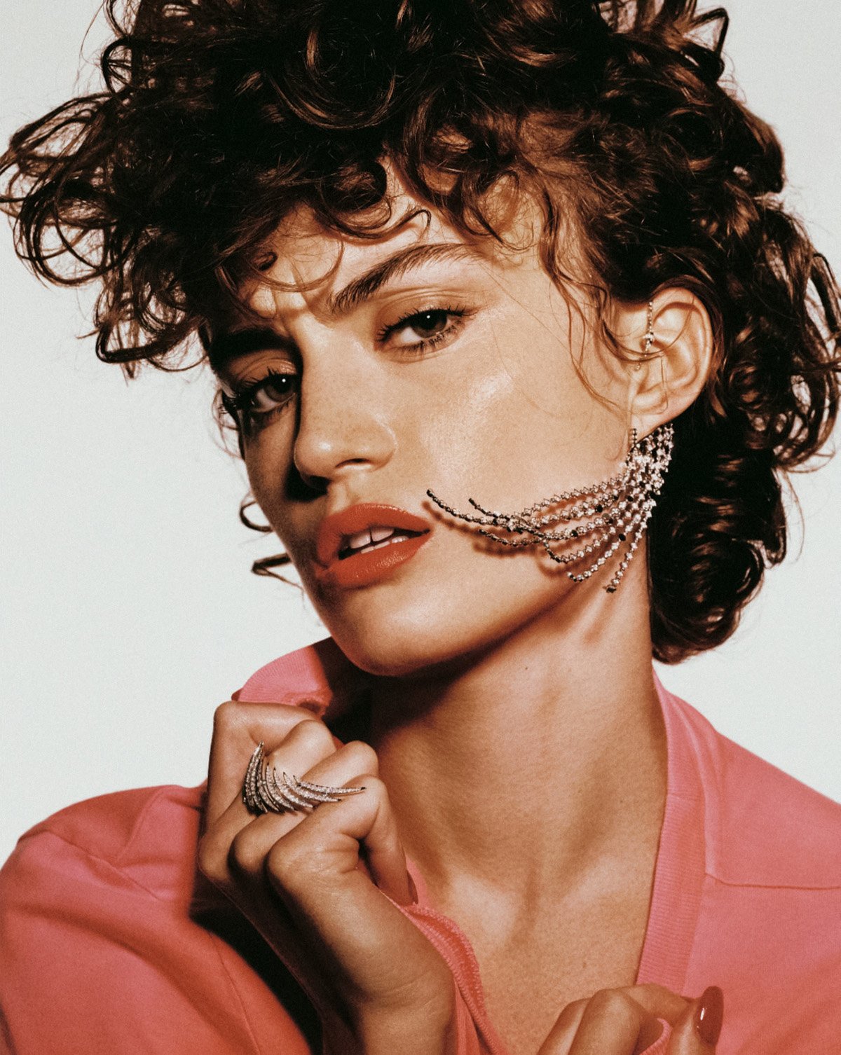 Rose Valentine and Lisa Lu by Jérémie Monnier for Marie Claire France December 2021