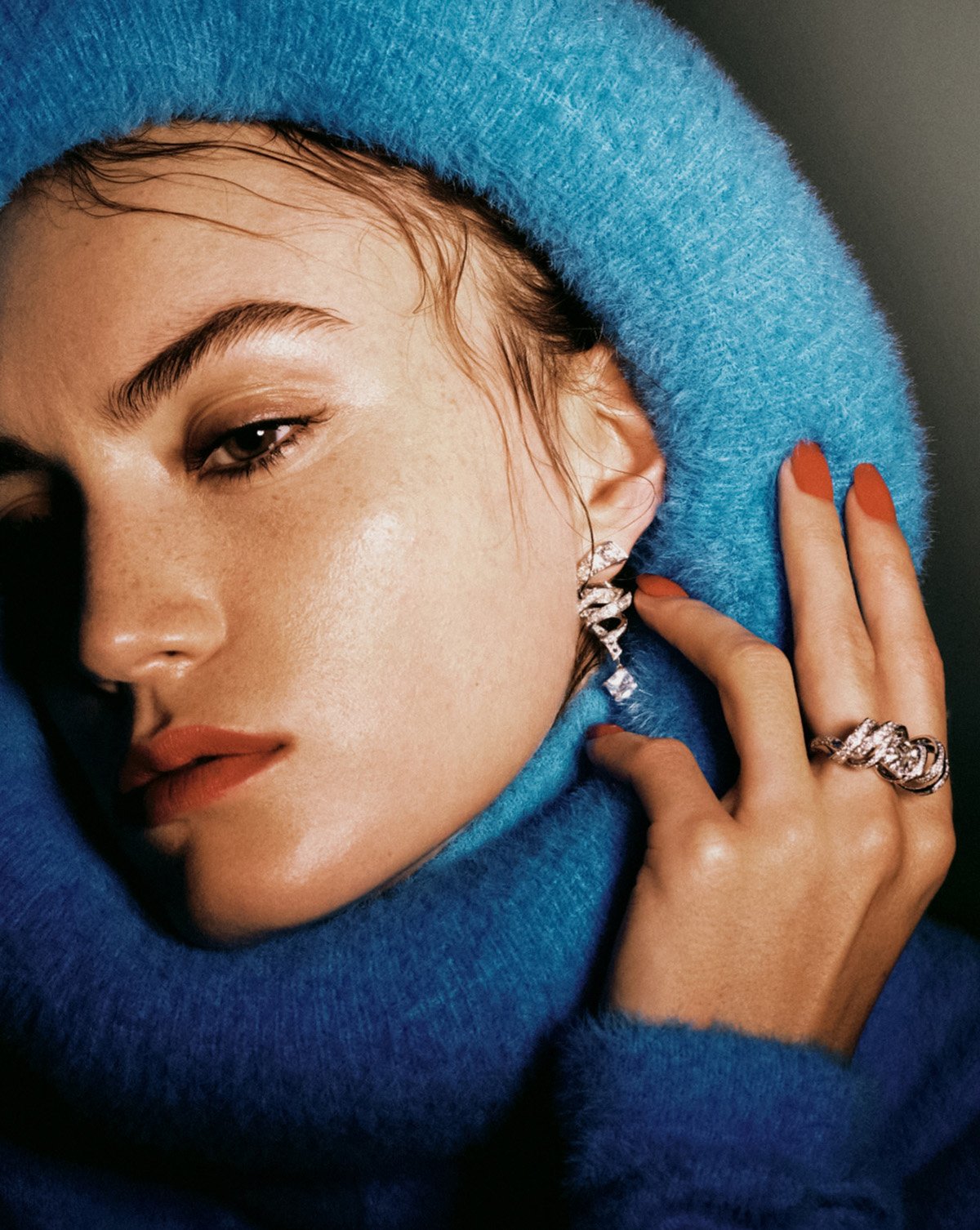Rose Valentine and Lisa Lu by Jérémie Monnier for Marie Claire France December 2021