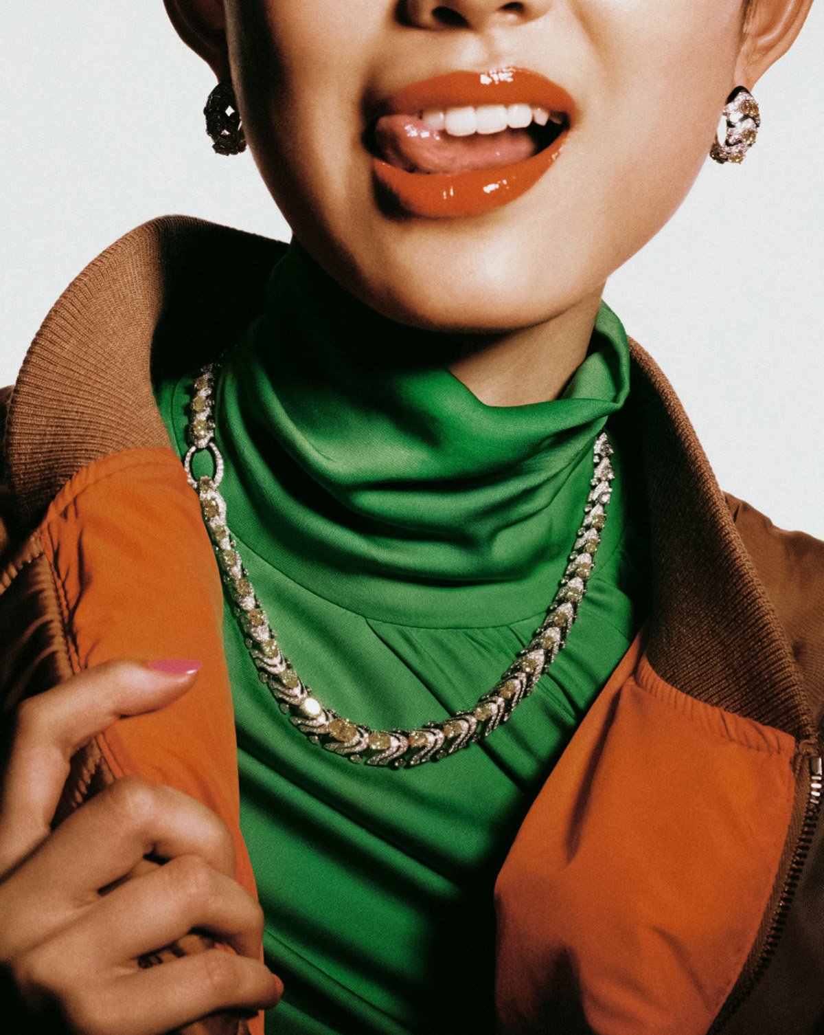 Rose Valentine and Lisa Lu by Jérémie Monnier for Marie Claire France December 2021