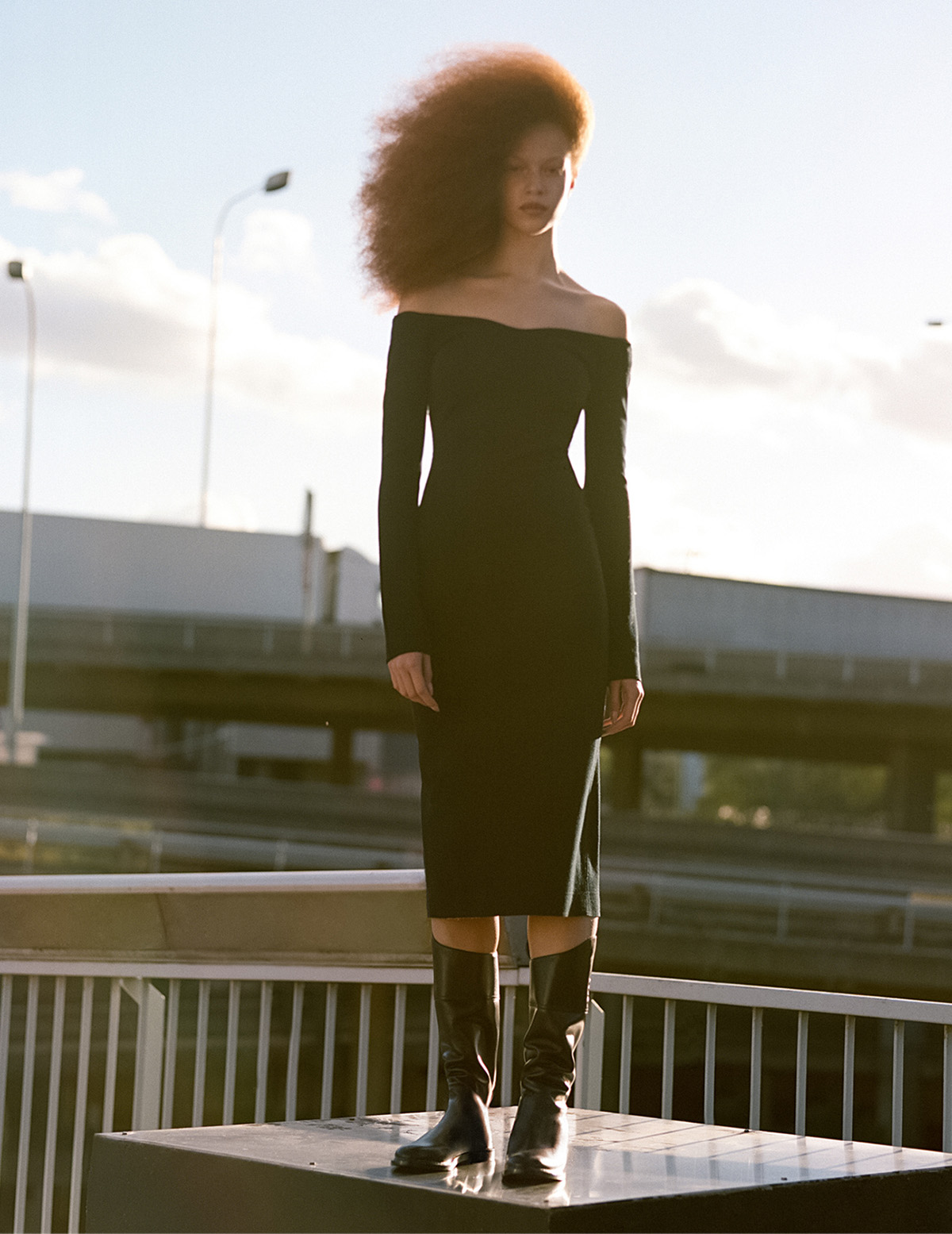Tianna St. Louis in Fendi on Vogue Spain December 2021 by Alice Rosati