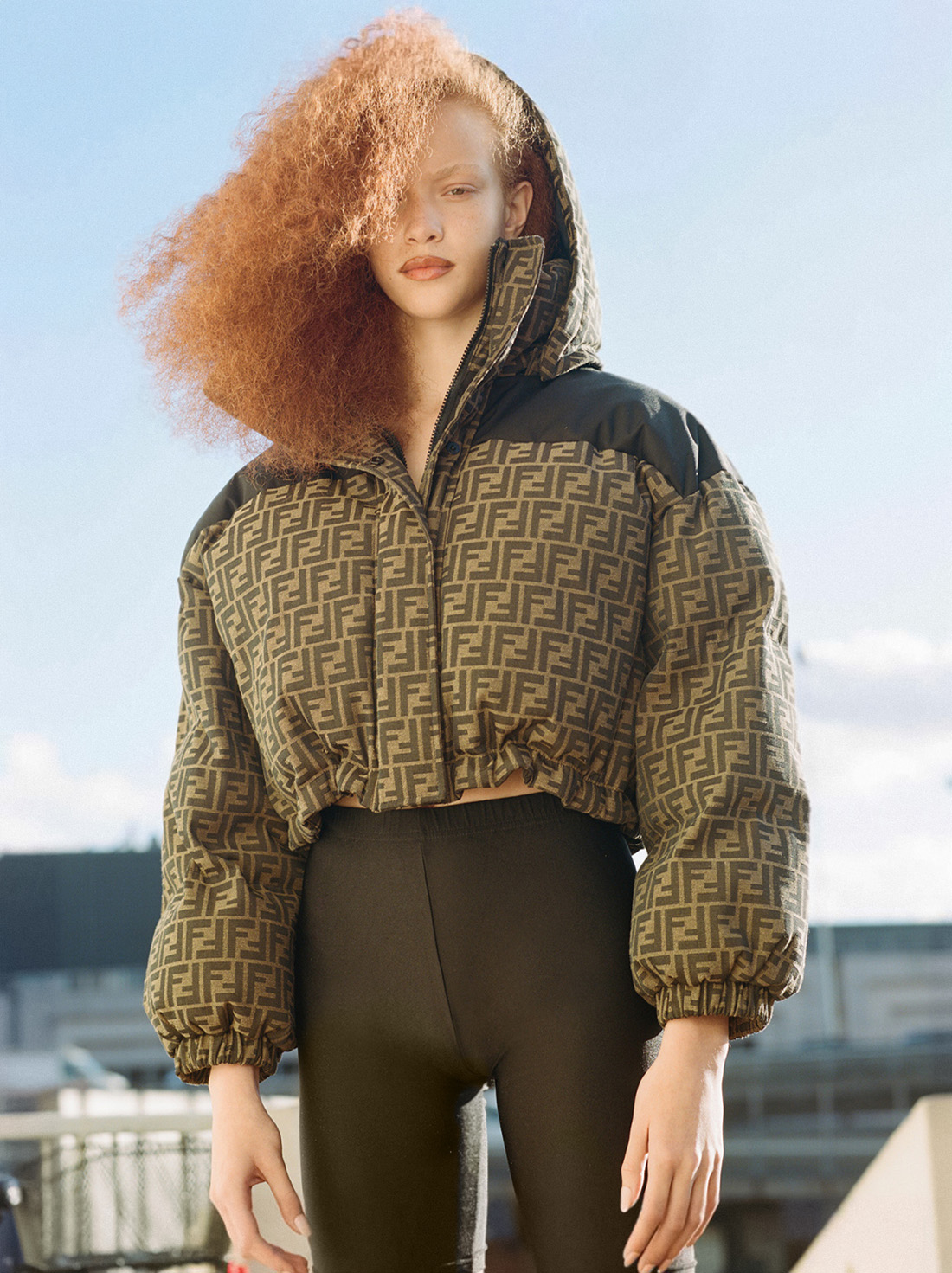 Tianna St. Louis in Fendi on Vogue Spain December 2021 by Alice Rosati