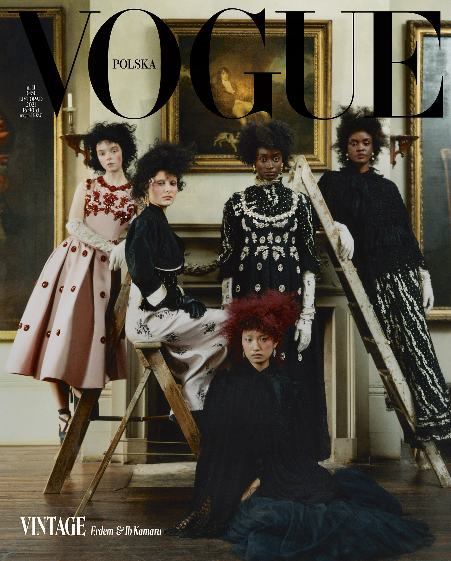 Vogue Poland November 2021 covers by Erdem Moralıoğlu