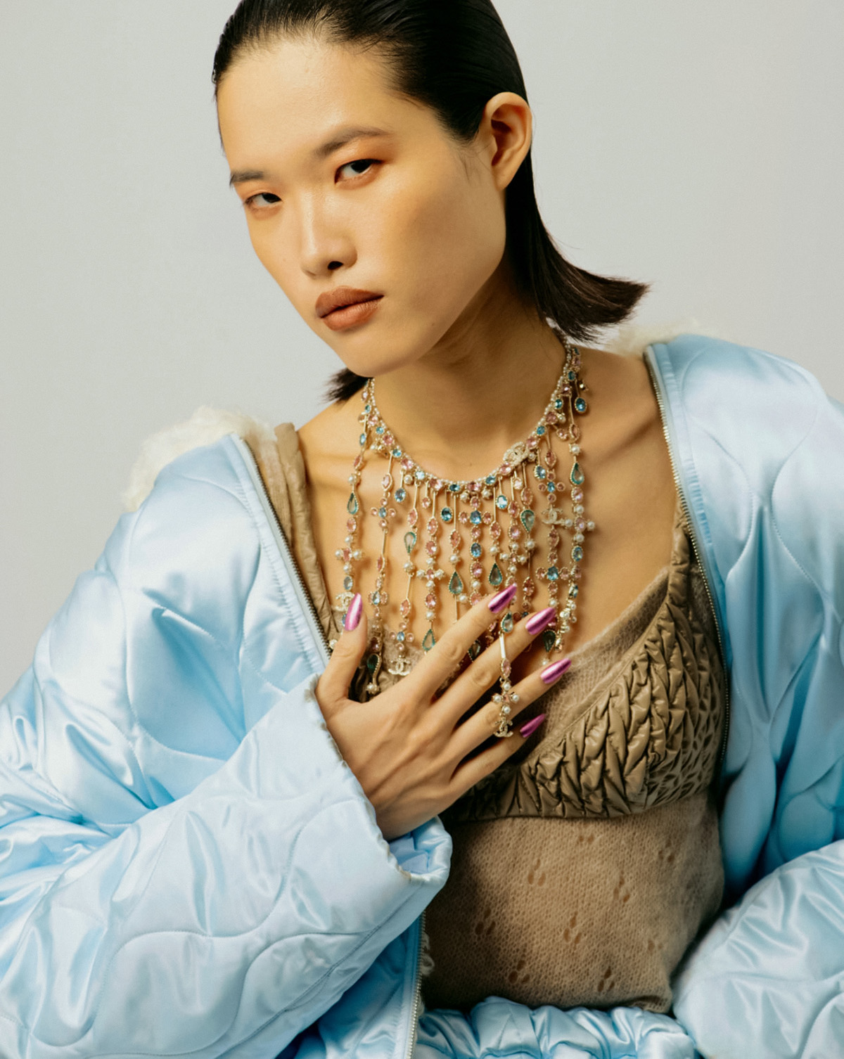 Wendy Huang and Stephanie Johnson by Luna Conte for Marie Claire France December 2021
