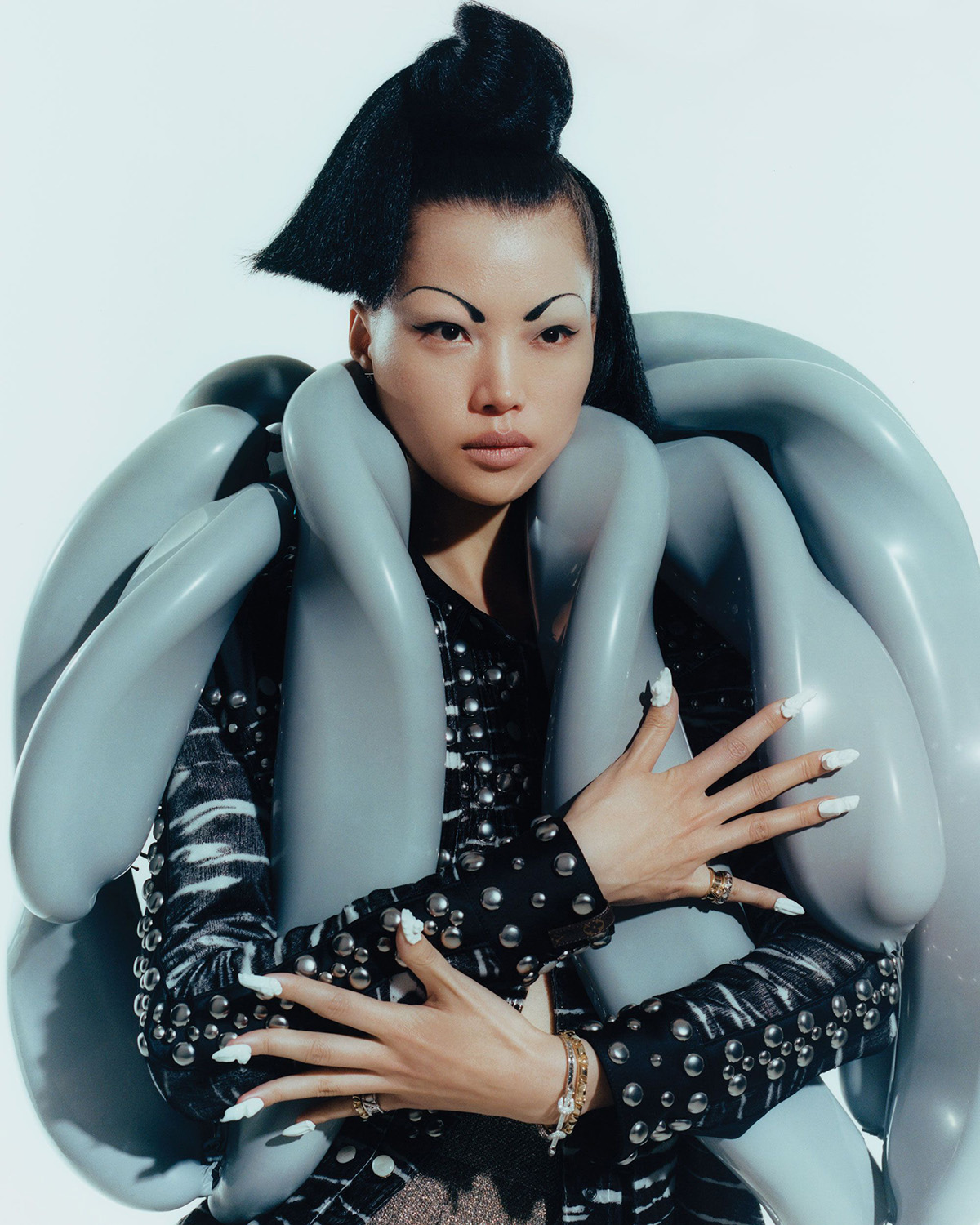 Xue Huizi in Louis Vuitton on CR Fashion Book Issue 19 by Jenny Brough