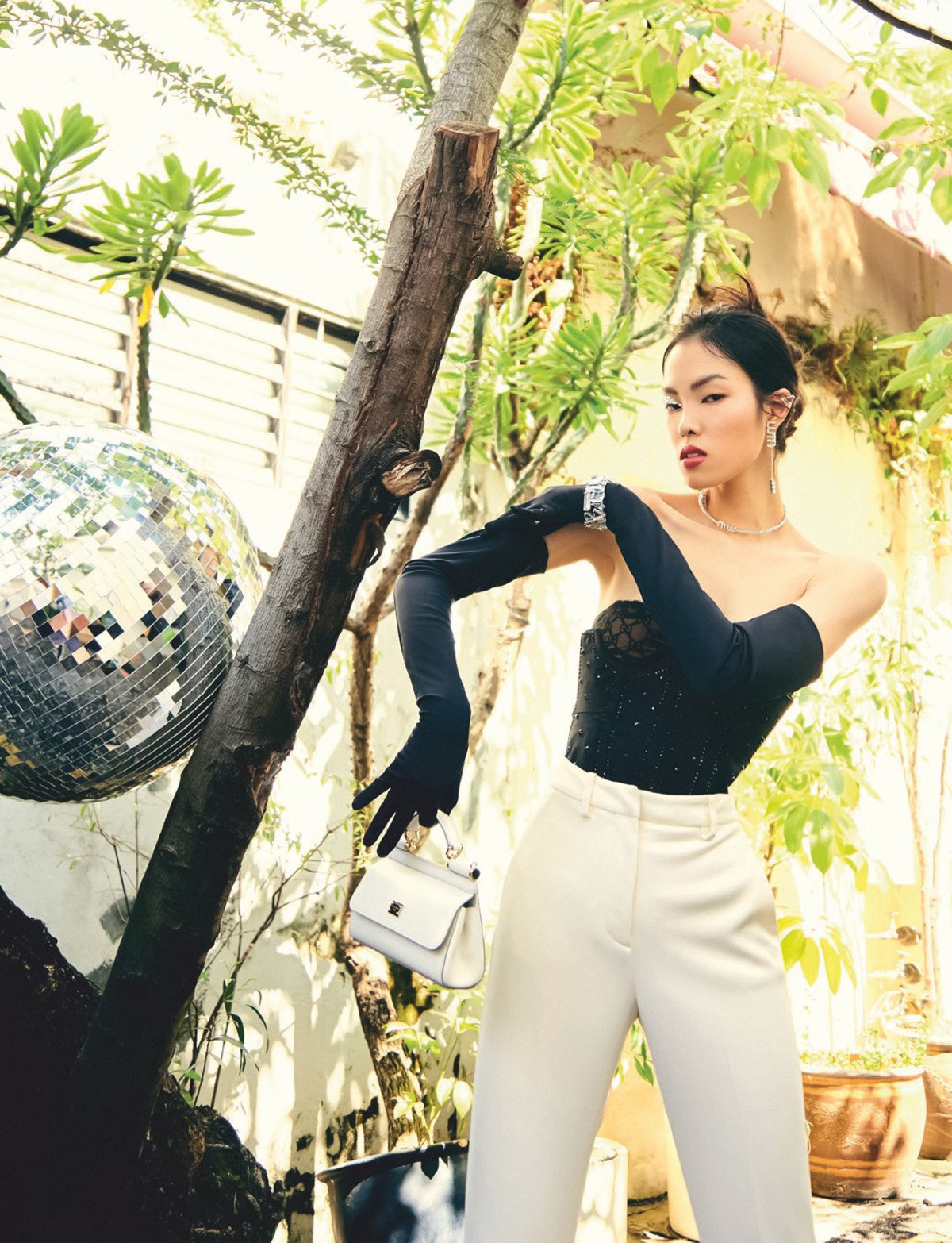 Alberta Aini by Wei Te Tan for Harper’s Bazaar Singapore December 2021