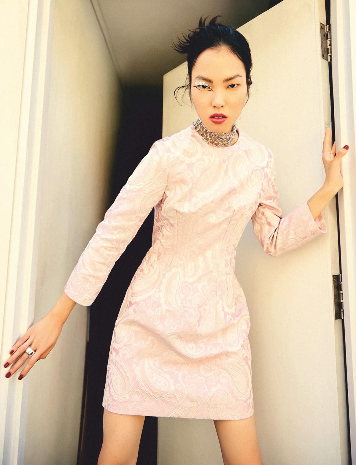 Alberta Aini by Wei Te Tan for Harper’s Bazaar Singapore December 2021