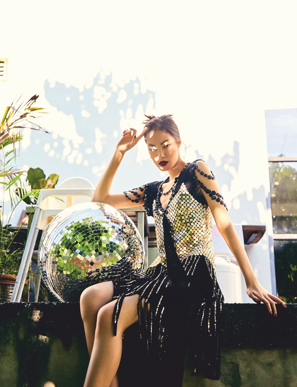 Alberta Aini by Wei Te Tan for Harper’s Bazaar Singapore December 2021