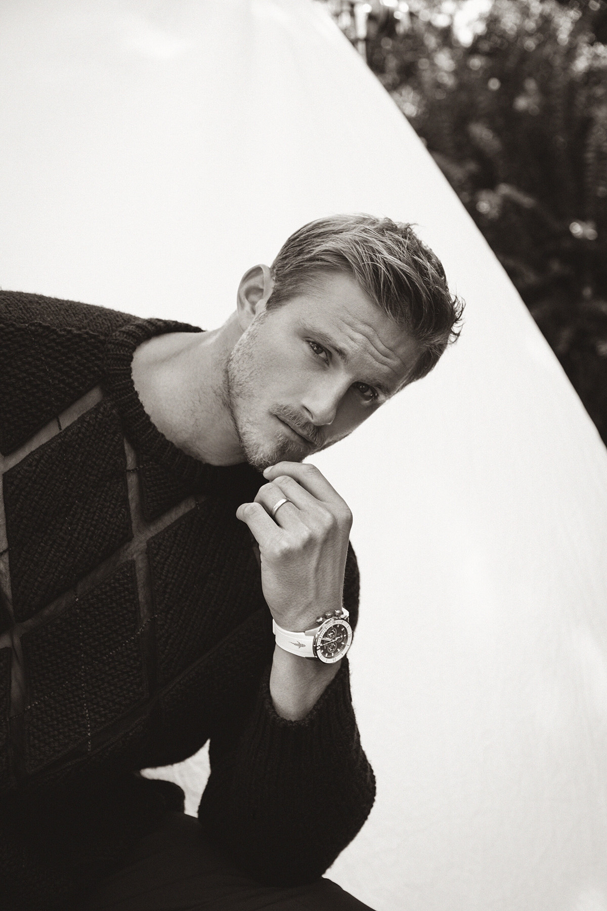 Alexander Ludwig covers Flaunt Magazine Issue 177 Digital Edition by Chrisean Rose