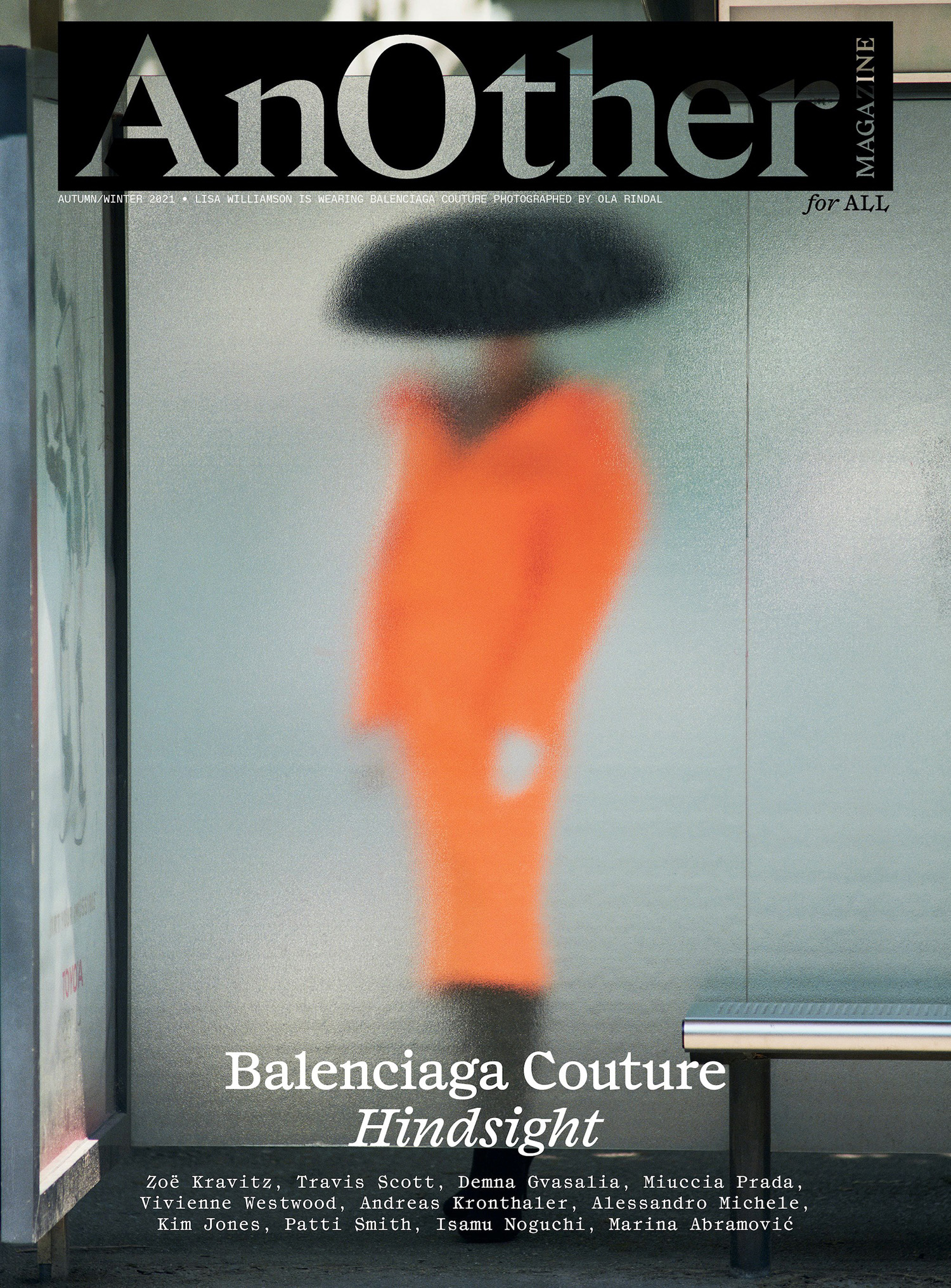 Balenciaga Couture cover by Ola Rindal for AnOther Magazine Autumn Winter 2021