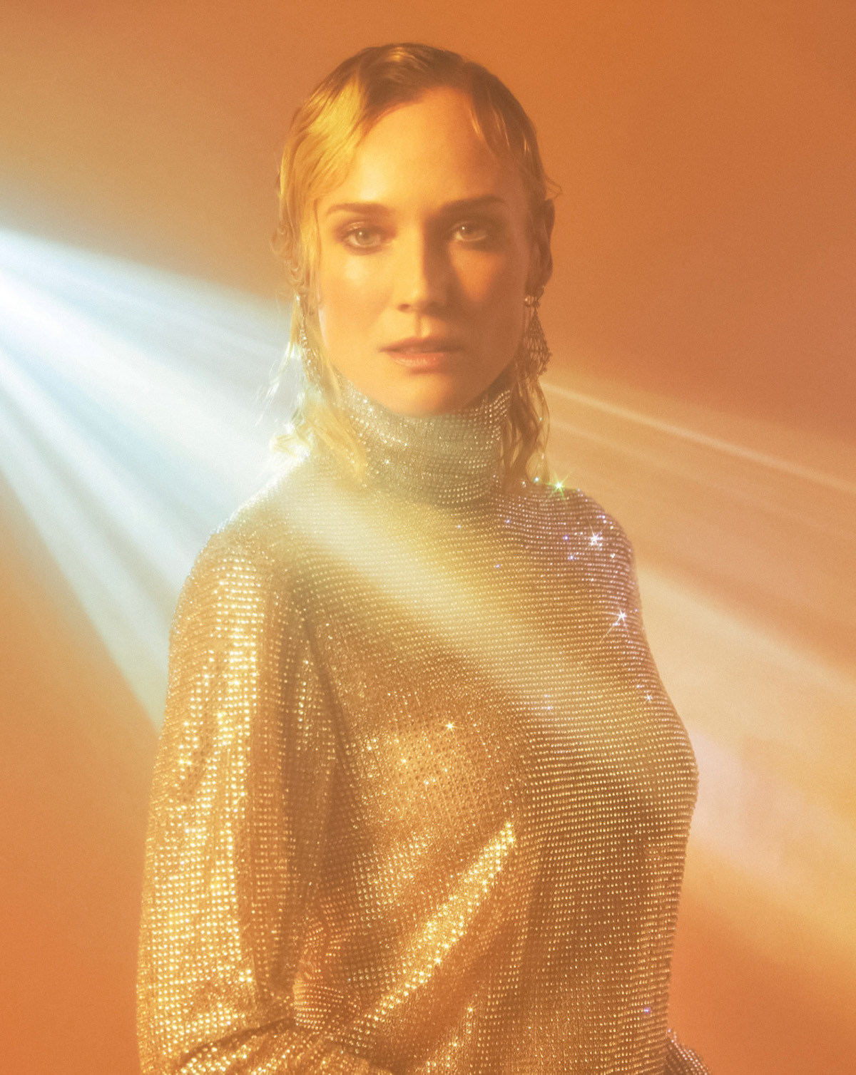Diane Kruger covers Marie Claire France January 2022 by Mehdi Sef