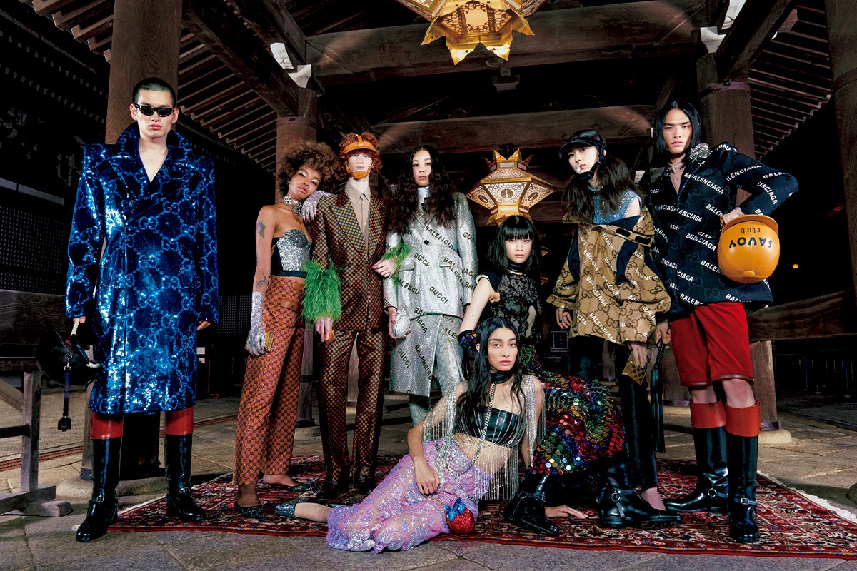 Gucci cover by Yasutomo Ebisu for Vogue Japan January 2022