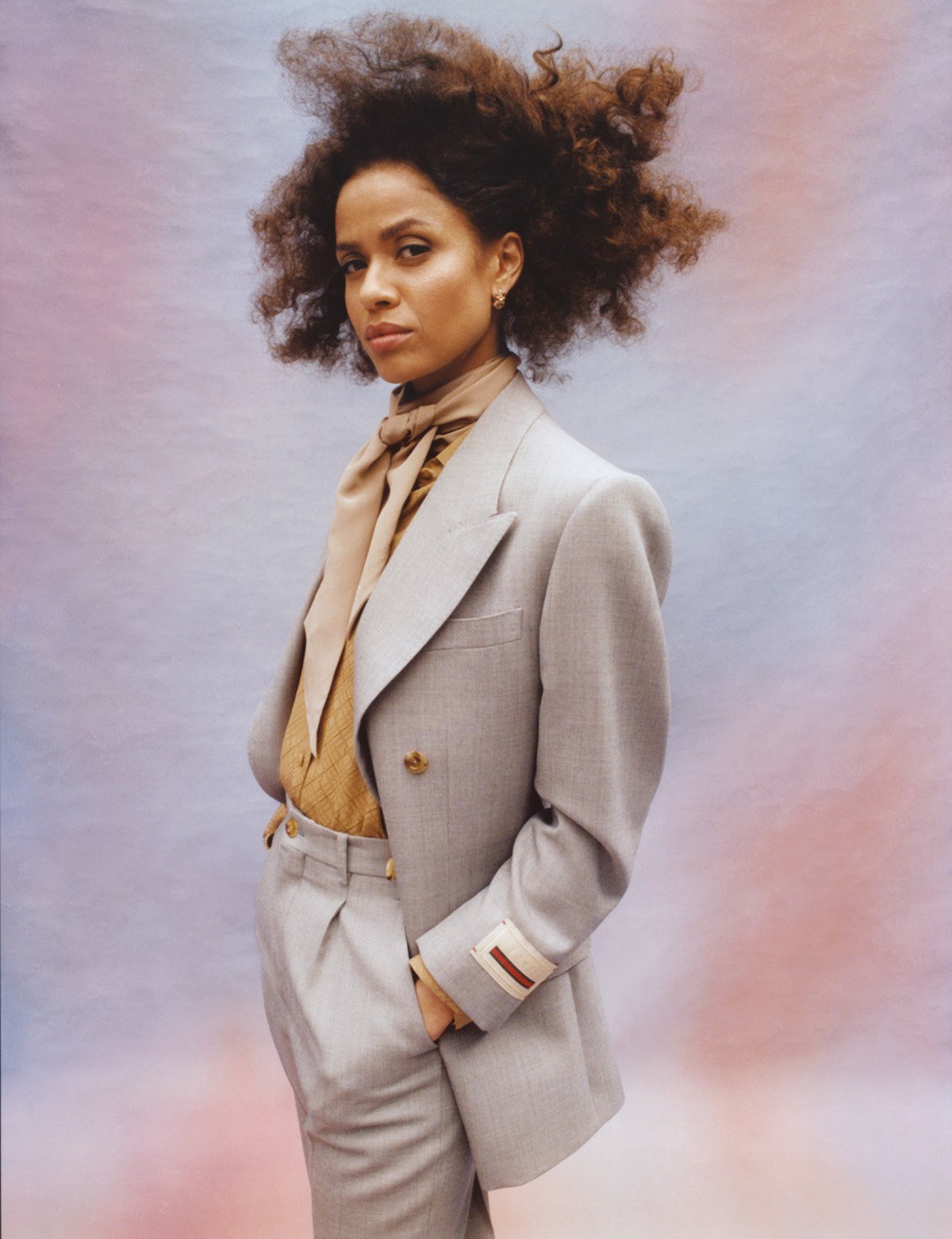 Gugu Mbatha-Raw covers Glass Magazine Winter 2021 by Nick Thompson