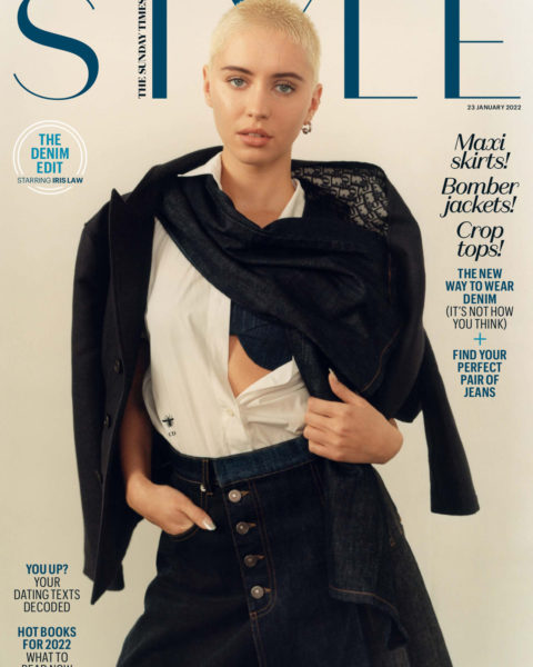 Iris Law covers The Sunday Times Style January 23rd, 2022 by Ben Weller