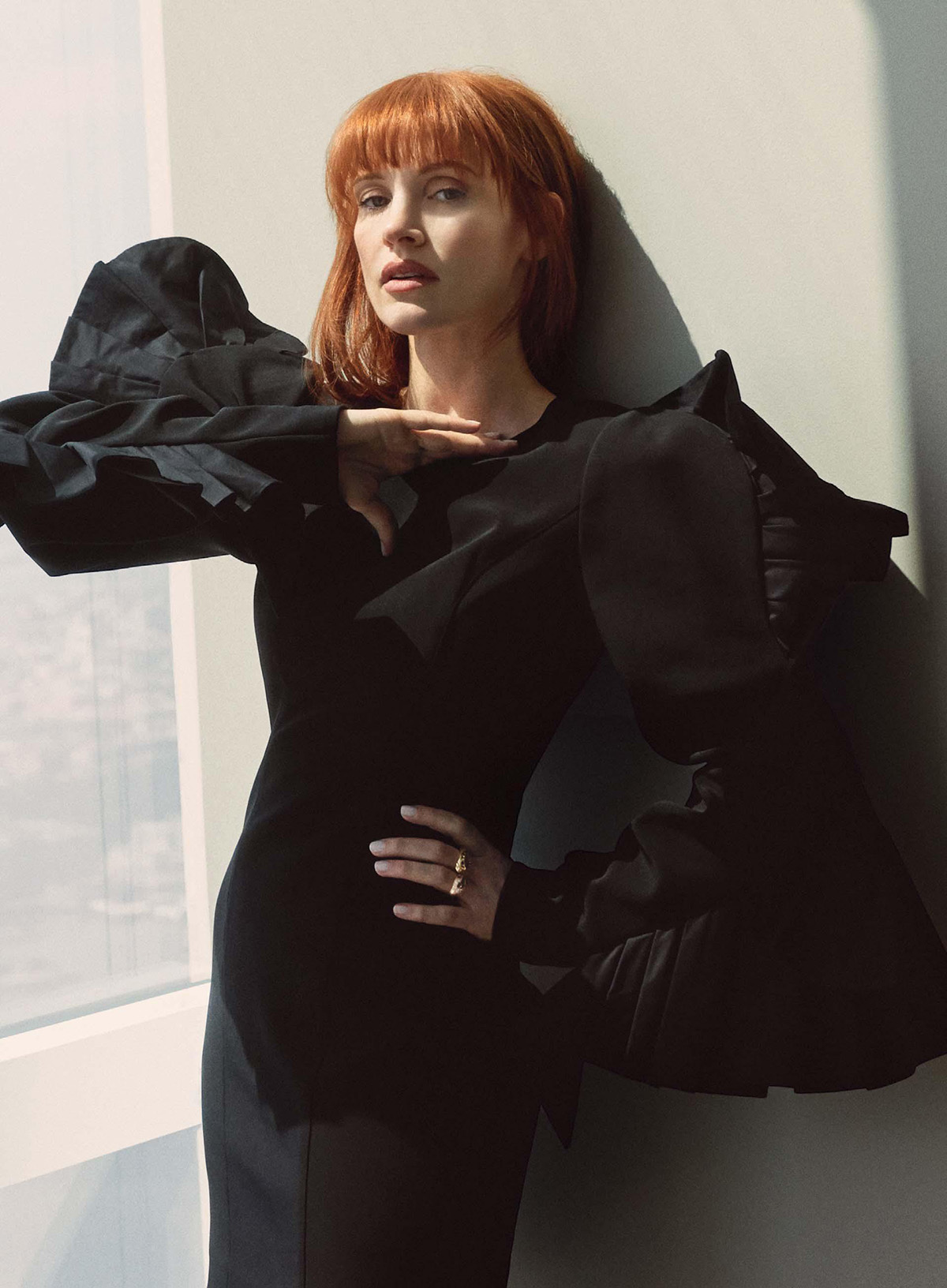 Jessica Chastain covers The Sunday Times Style January 9th, 2022 by Sebastian Kim