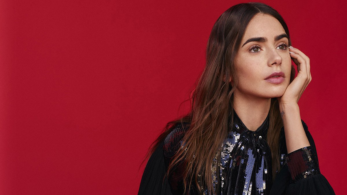 Lily Collins covers El País Semanal December 26th, 2021 by Thomas Whiteside