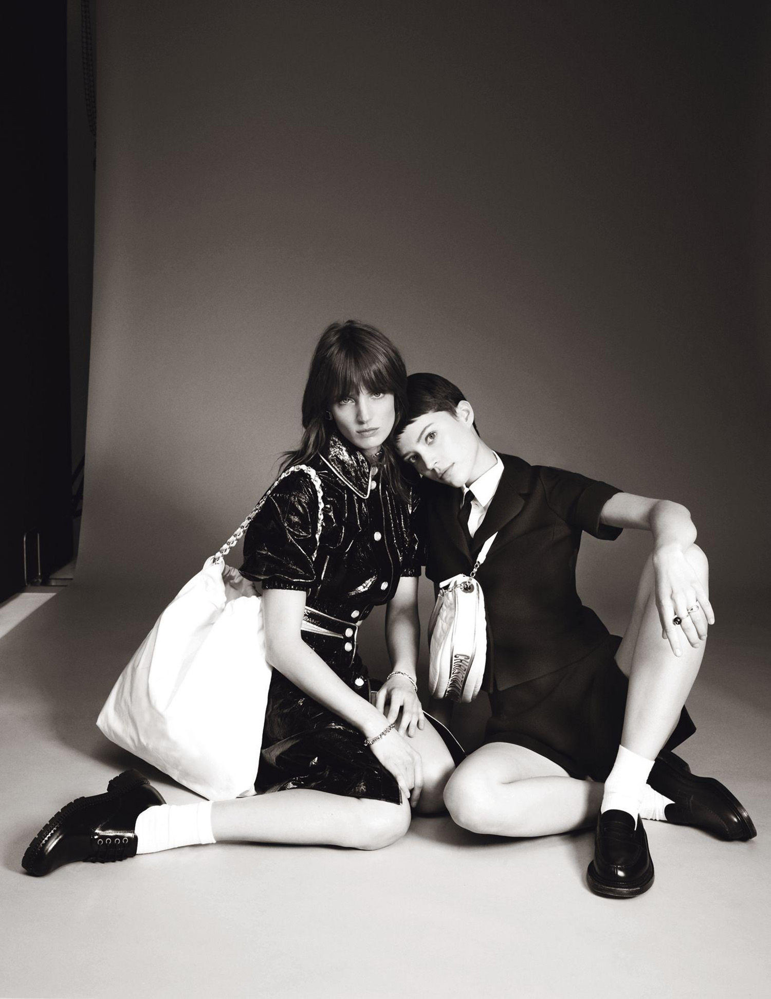 Loane Normand and Fanny François by Luc Braquet for Madame Figaro January 21st, 2022