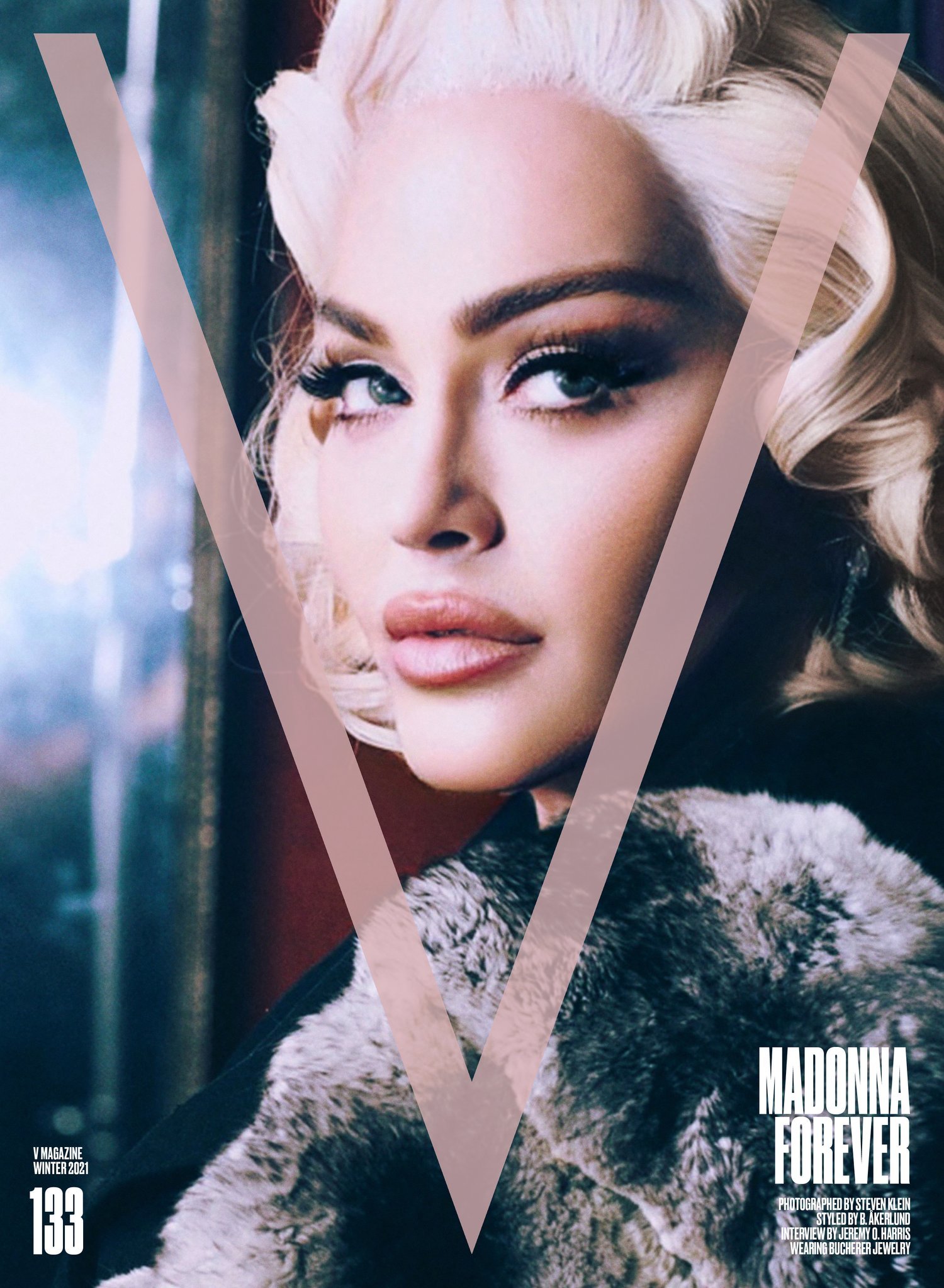 Madonna covers V Magazine Winter 2021 by Steven Klein