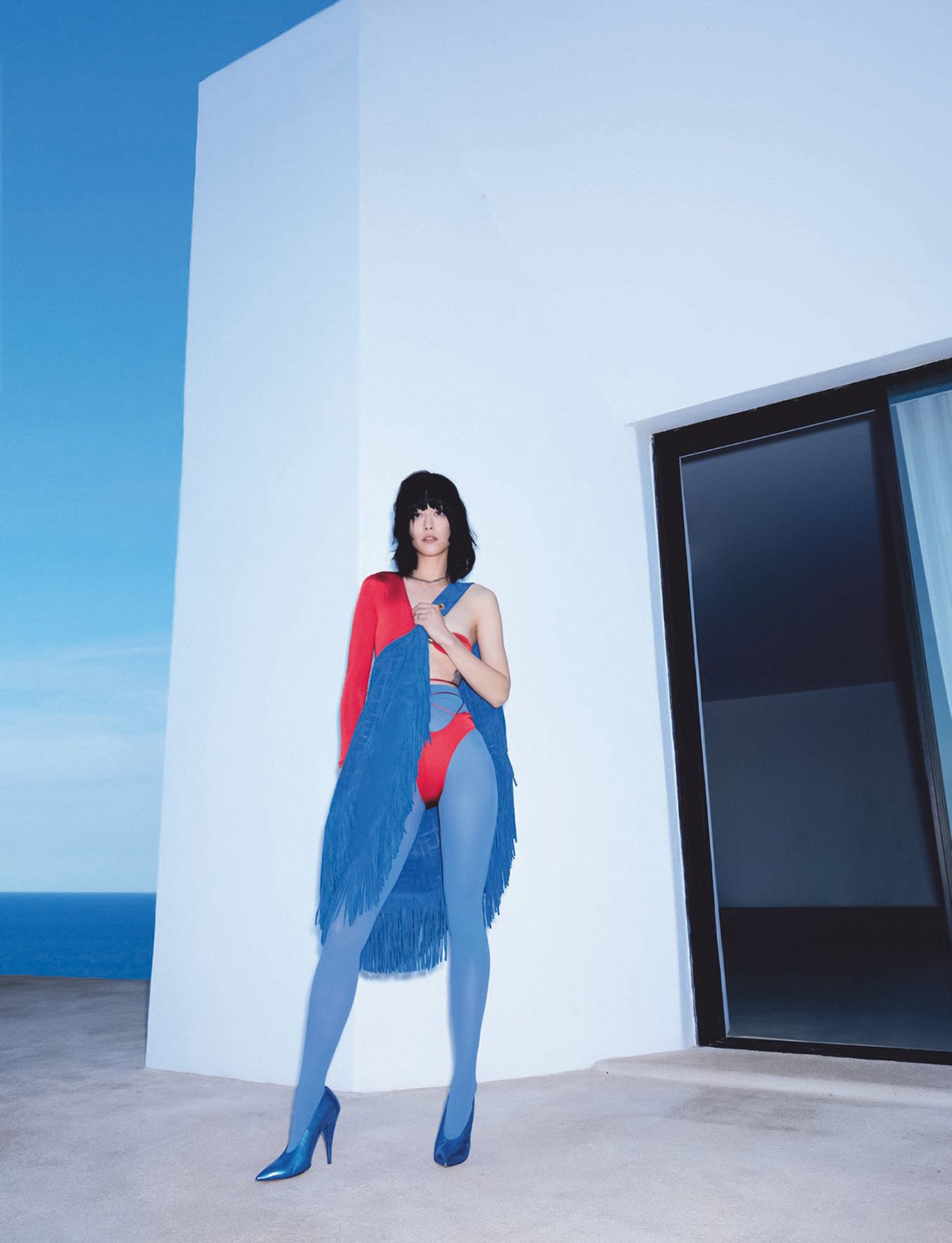 Mae Lapres by Claire Rothstein for Harper’s Bazaar Singapore January 2022