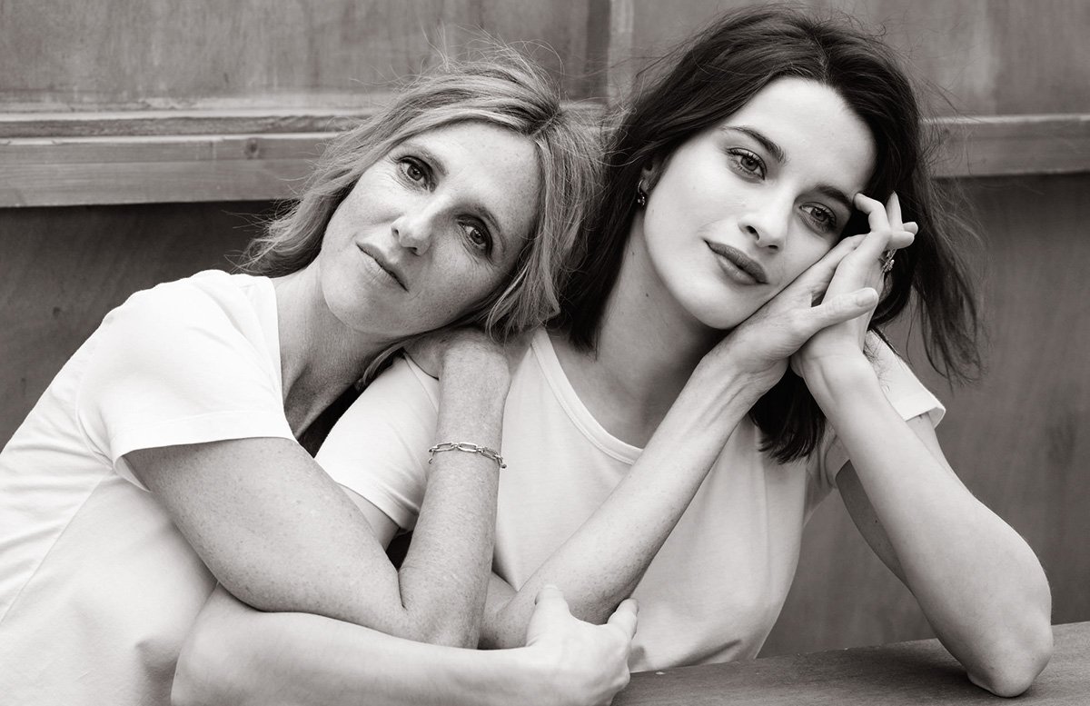 Sandrine Kiberlain and Rebecca Marder cover Madame Figaro January 21st, 2022 by Dant Studio