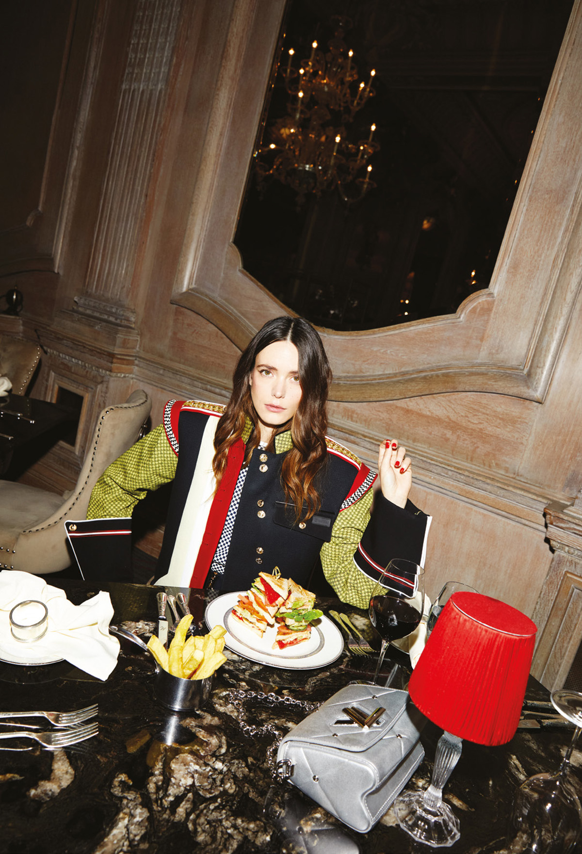 Stacy Martin in Louis Vuitton on Glass Magazine Winter 2021 by Zoe McConnell