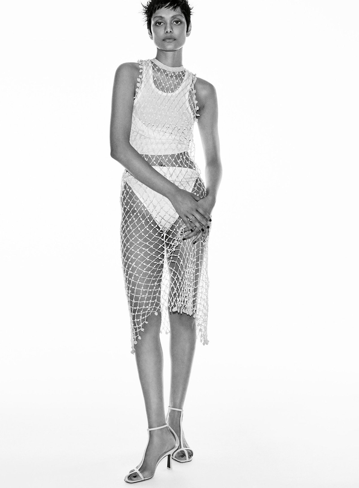Zinnia Kumar in Supriya Lele on Vogue India January 2022 by Daniel Jackson
