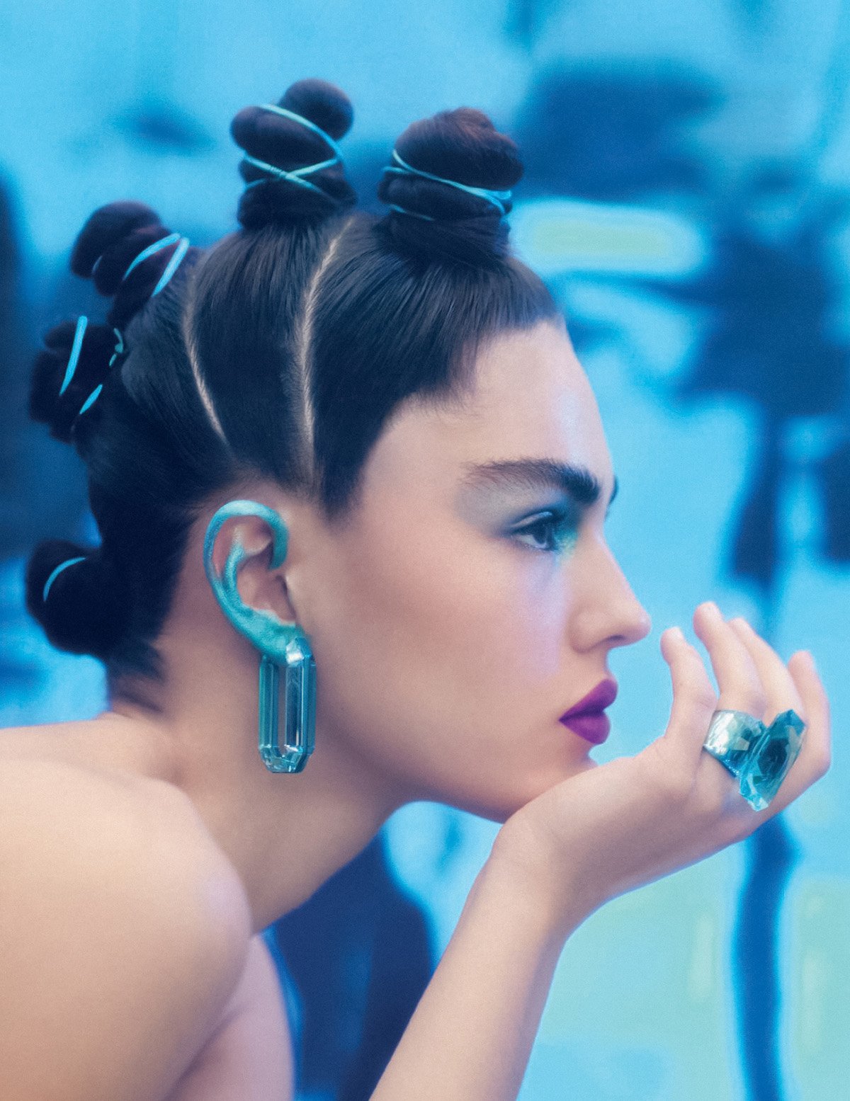 Ainhoa Larretxi by Álvaro Gracia for Harper’s Bazaar Spain February 2022