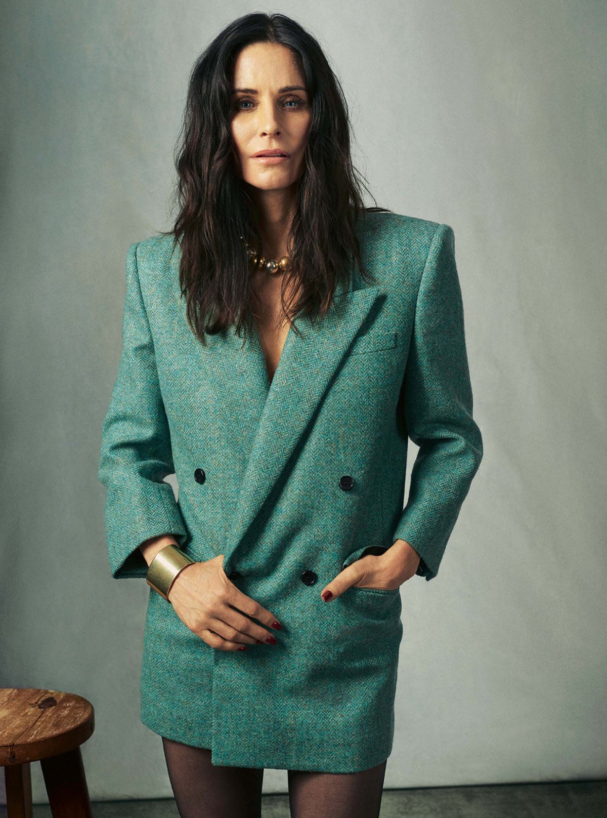Courteney Cox covers The Sunday Times Style February 20th, 2022 by David Slijper