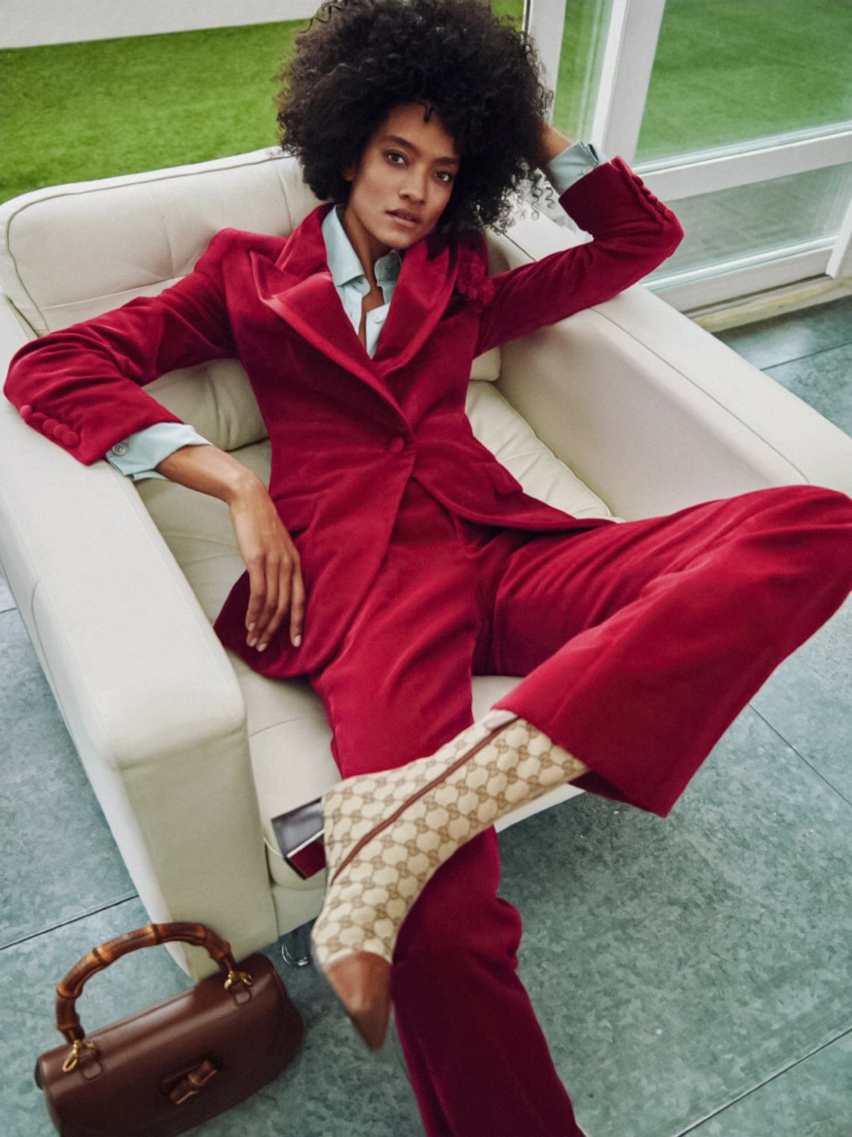 Lauren Auerbach and Sany Liriano by Mario Sierra for Elle Spain February 2022