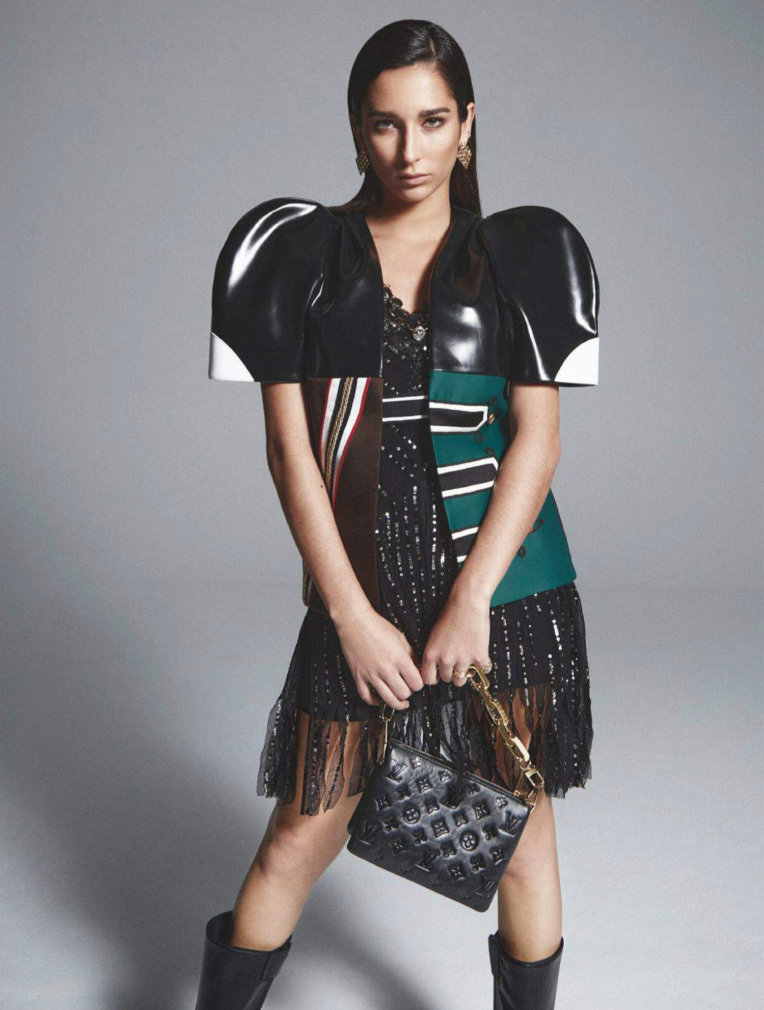 Lola Rodríguez in Louis Vuitton on InStyle Spain January February 2022 Danniel Rojas
