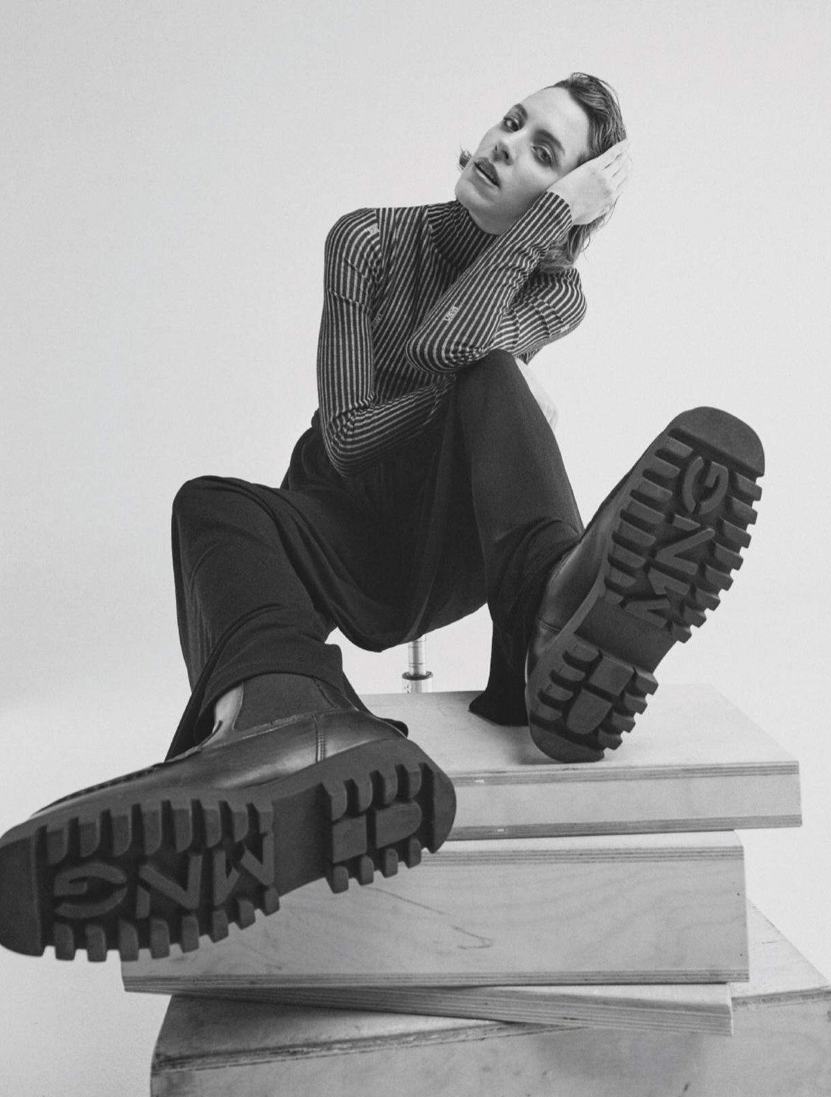 Maggie Civantos by Danniel Rojas for InStyle Spain January February 2022