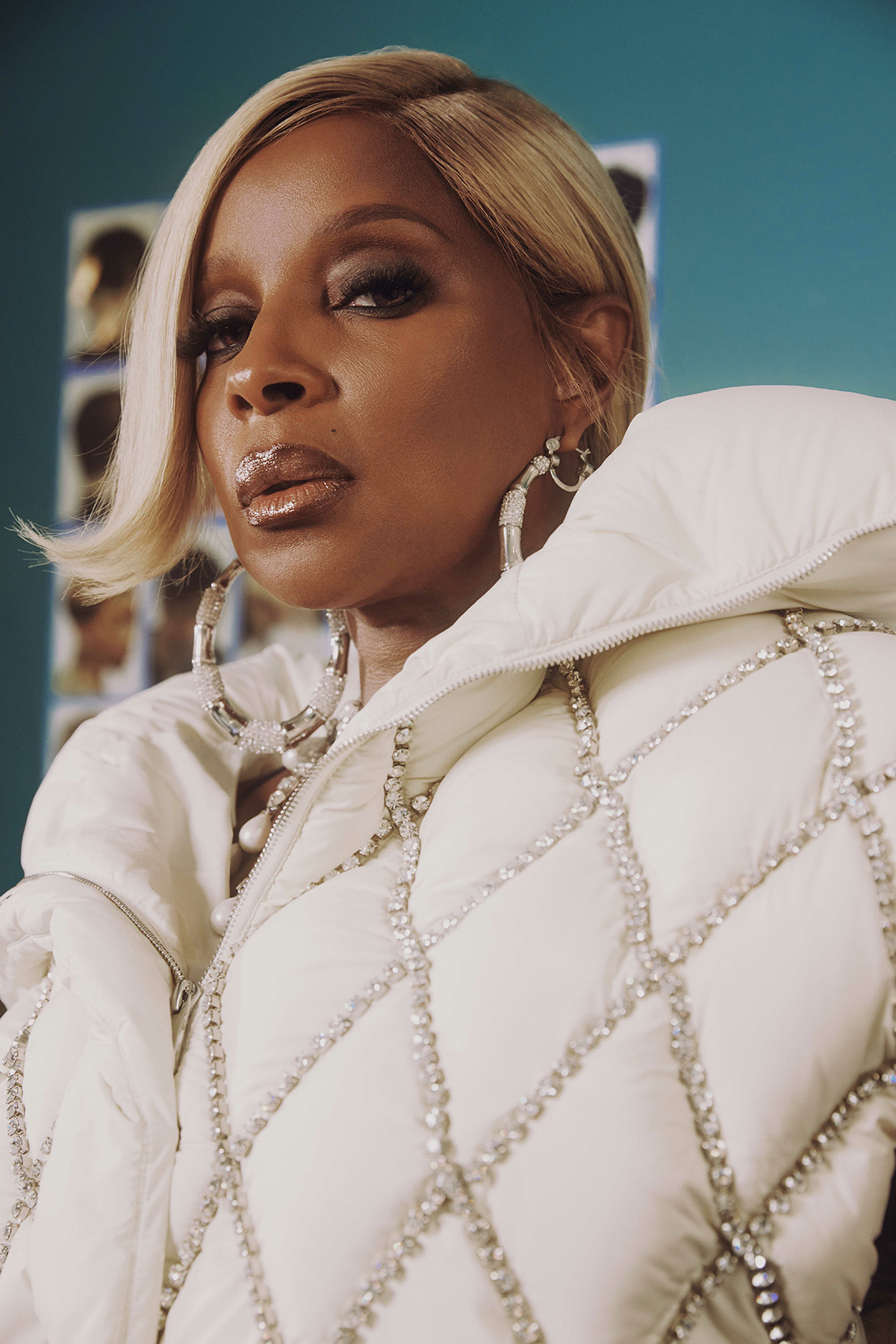 Mary J. Blige covers Elle US February 2022 by Adrienne Raquel