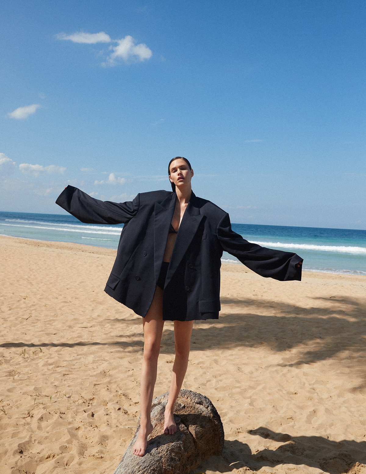 Vanessa Moody covers Madame Figaro February 25th, 2022 by David Roemer