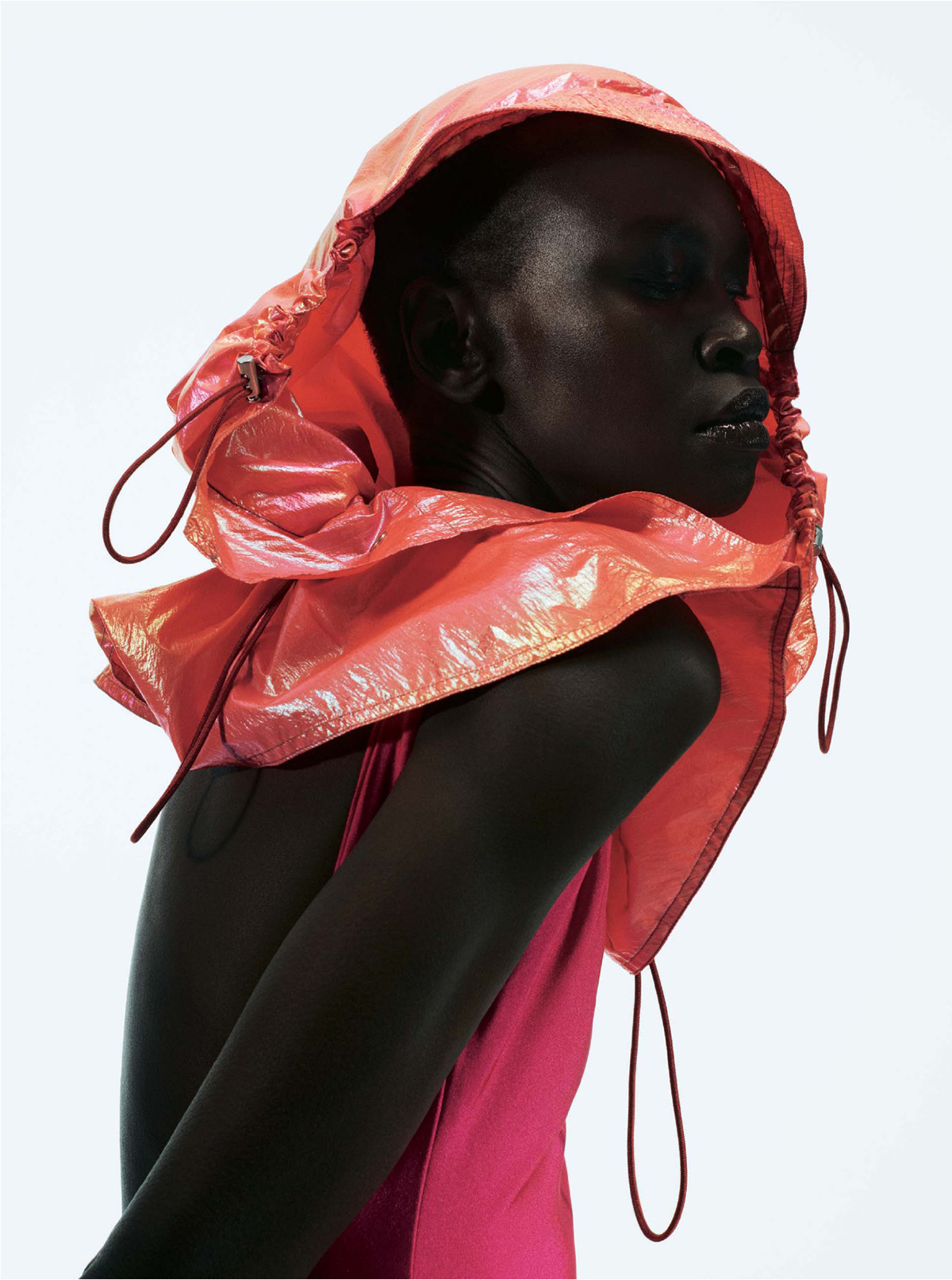 Alek Wek covers The Sunday Times Style March 6th, 2022 by Paola Kudacki