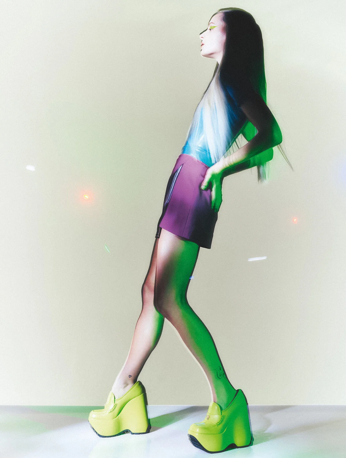 ''Colour Vision'' by Petros for Elle UK March 2022