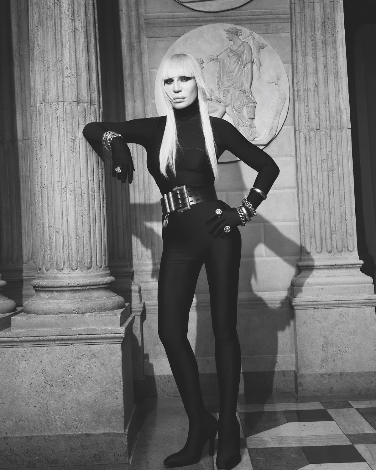 Donatella Versace covers Vogue Italia March 2022 by Mert & Marcus