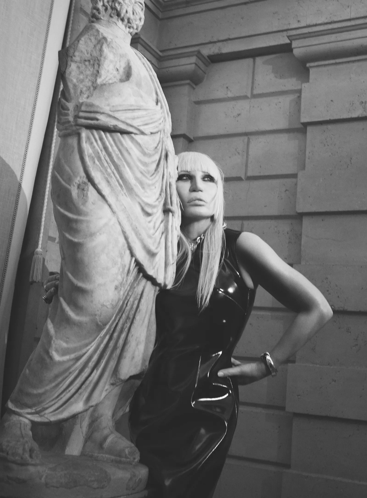 Donatella Versace covers Vogue Italia March 2022 by Mert & Marcus